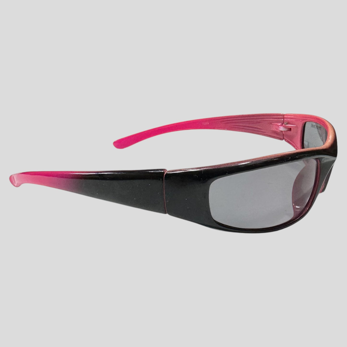 Roberto Cavalli 00’s Hot Pink Gradient Wraparound Sunglasses