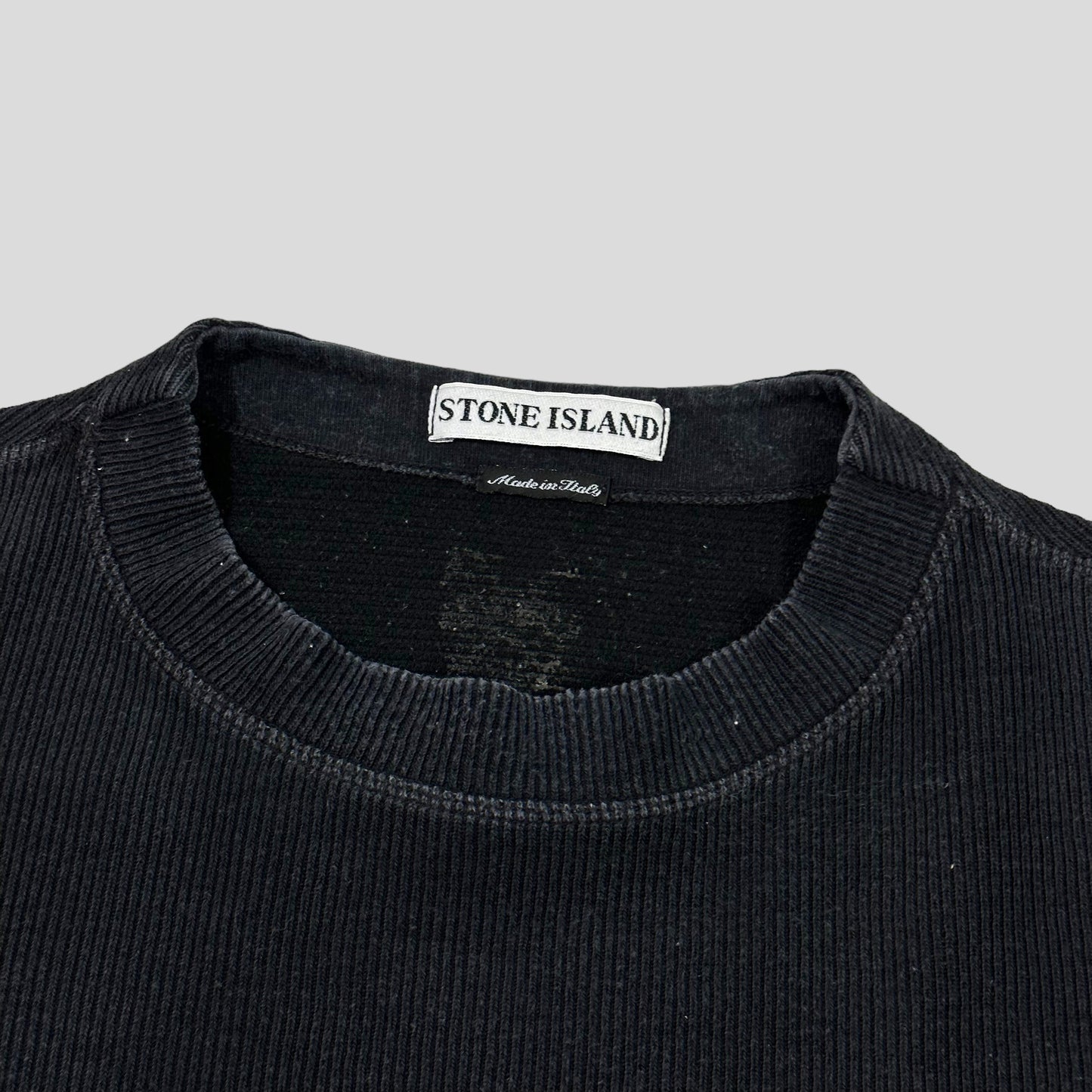 Stone Island 2000 Ribbed Cotton Crewneck - XXL