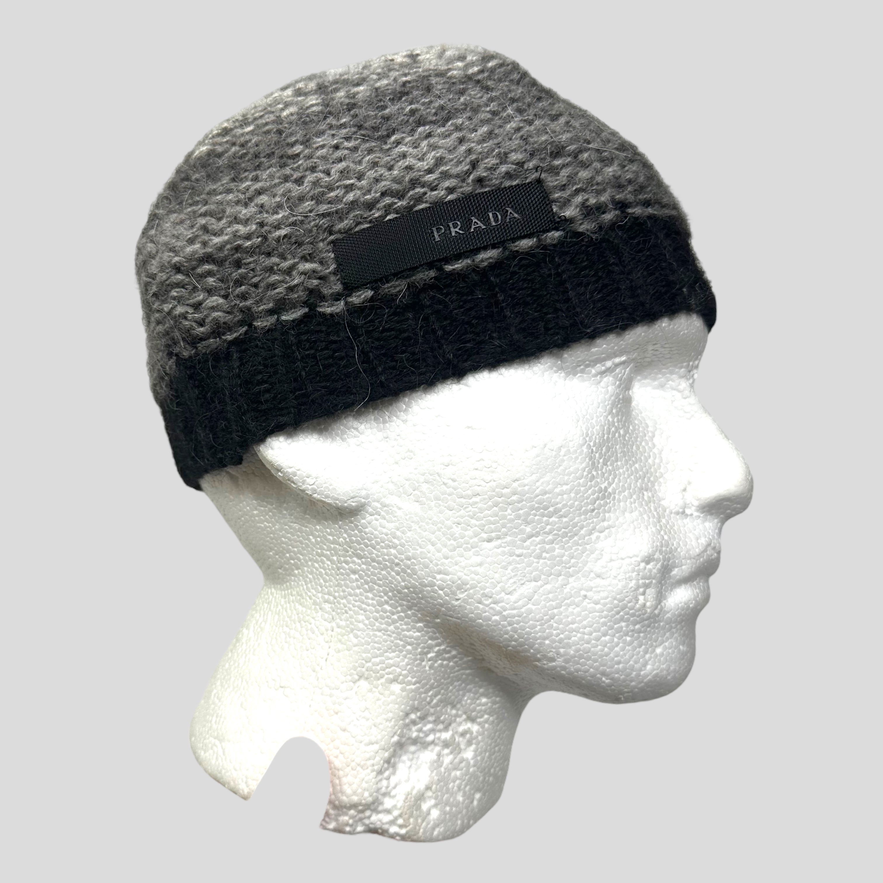 Prada logo beanie best sale