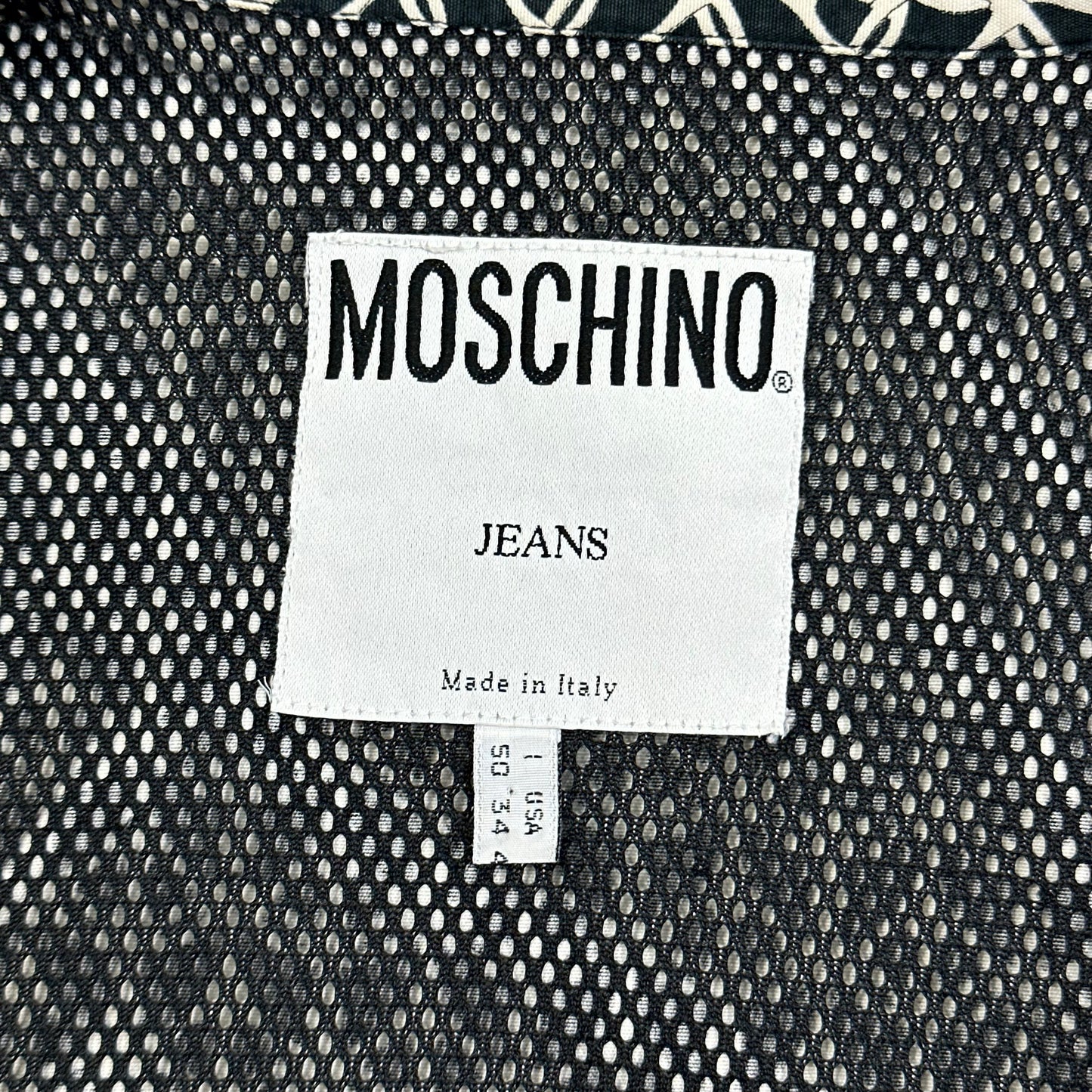 Moschino Jeans 1999 Peace Monogram Jacket - IT50