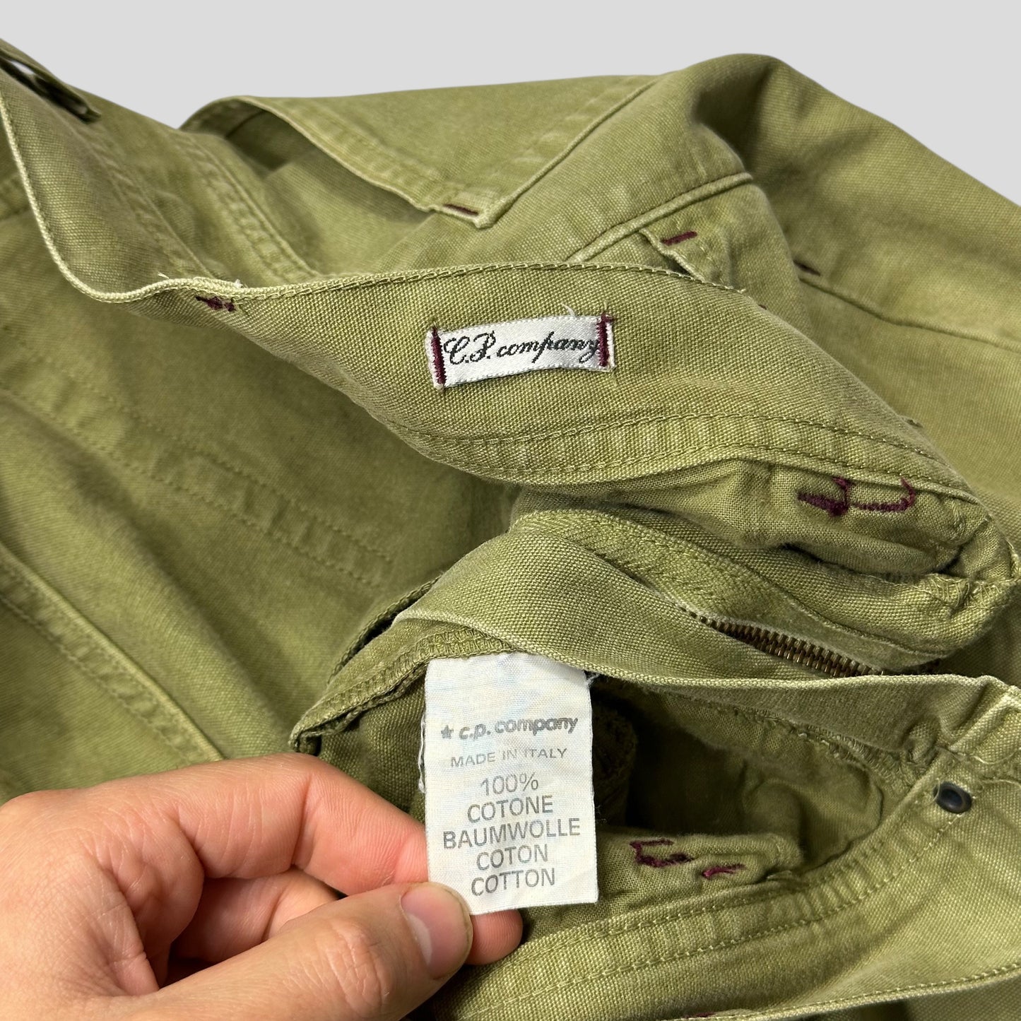 CP Company SS 1992 Ideas By Massimo Osti Green Logo Trousers - 31