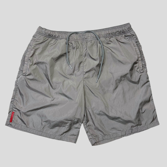 Prada Sport 00’s Grey Nylon Shimmer Swim Shorts - IT48 (M)