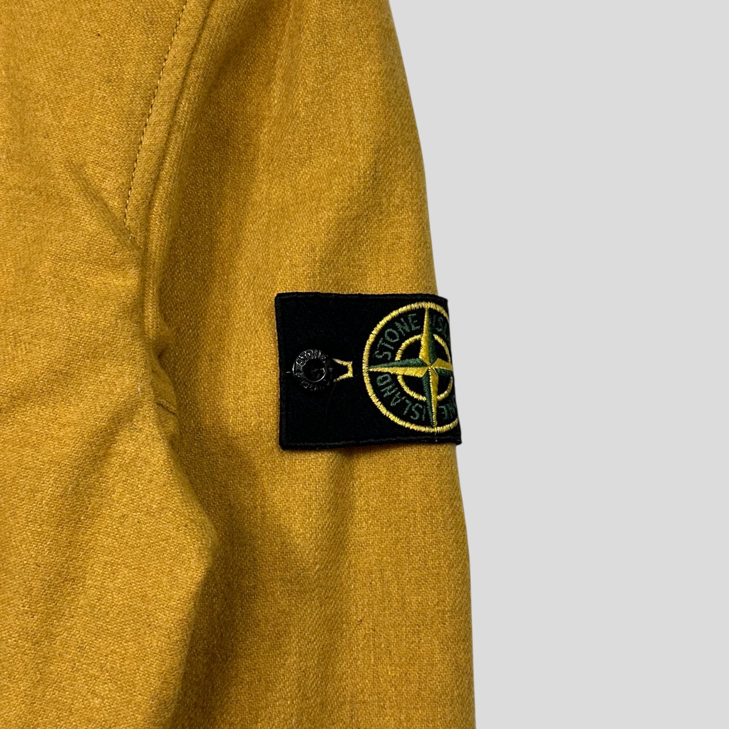 Stone Island AW14 Mélange Wool Poly Double Hood Jacket - M