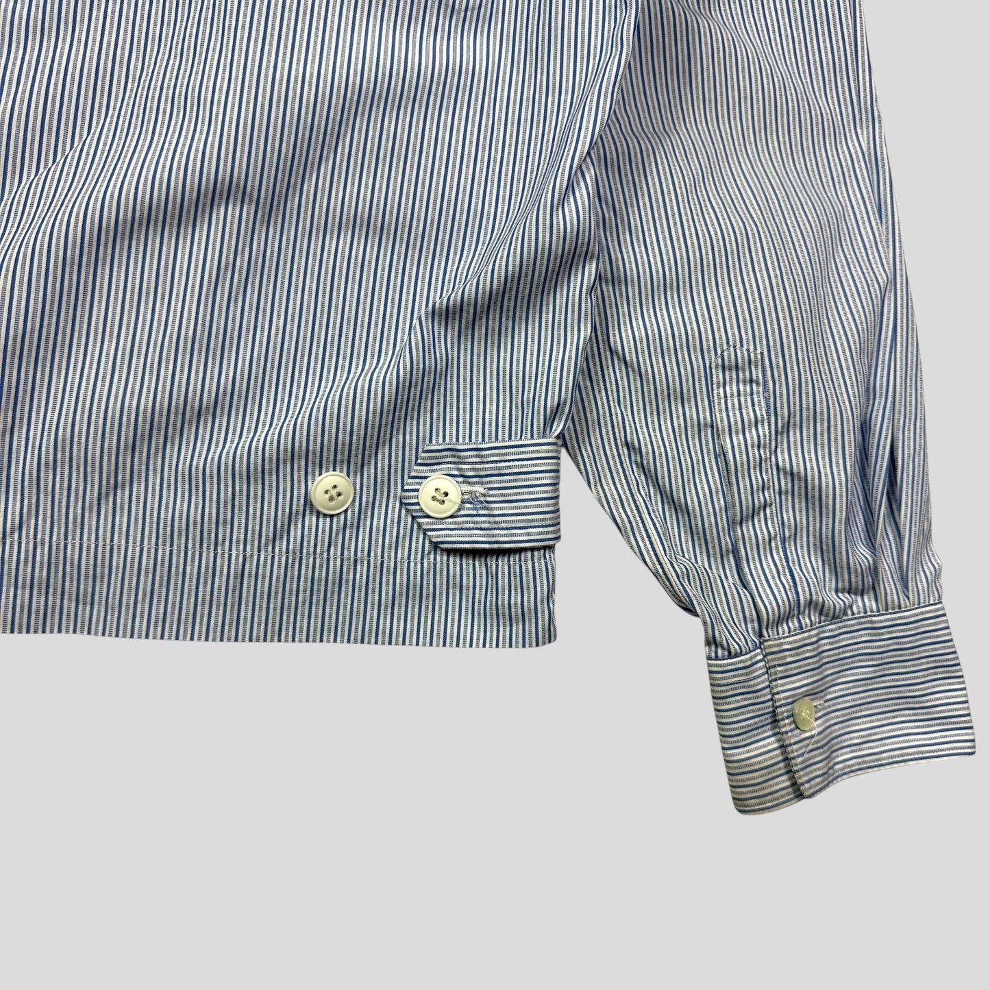 Comme Des Garçons SHIRT 90’s Plaid Striped Boxy Work Jacket - M