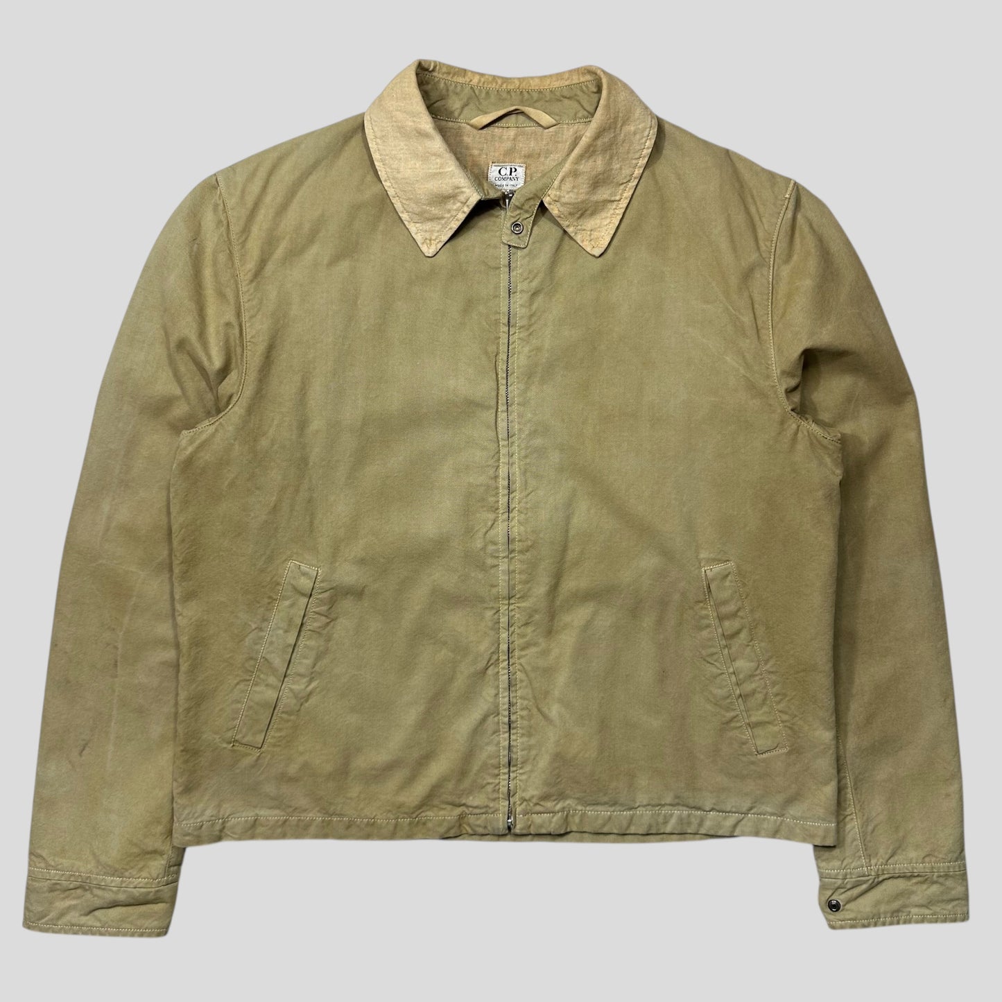 CP Company 2002 Flax Cotton Yellow Boxy Work Jacket - IT54 (L)