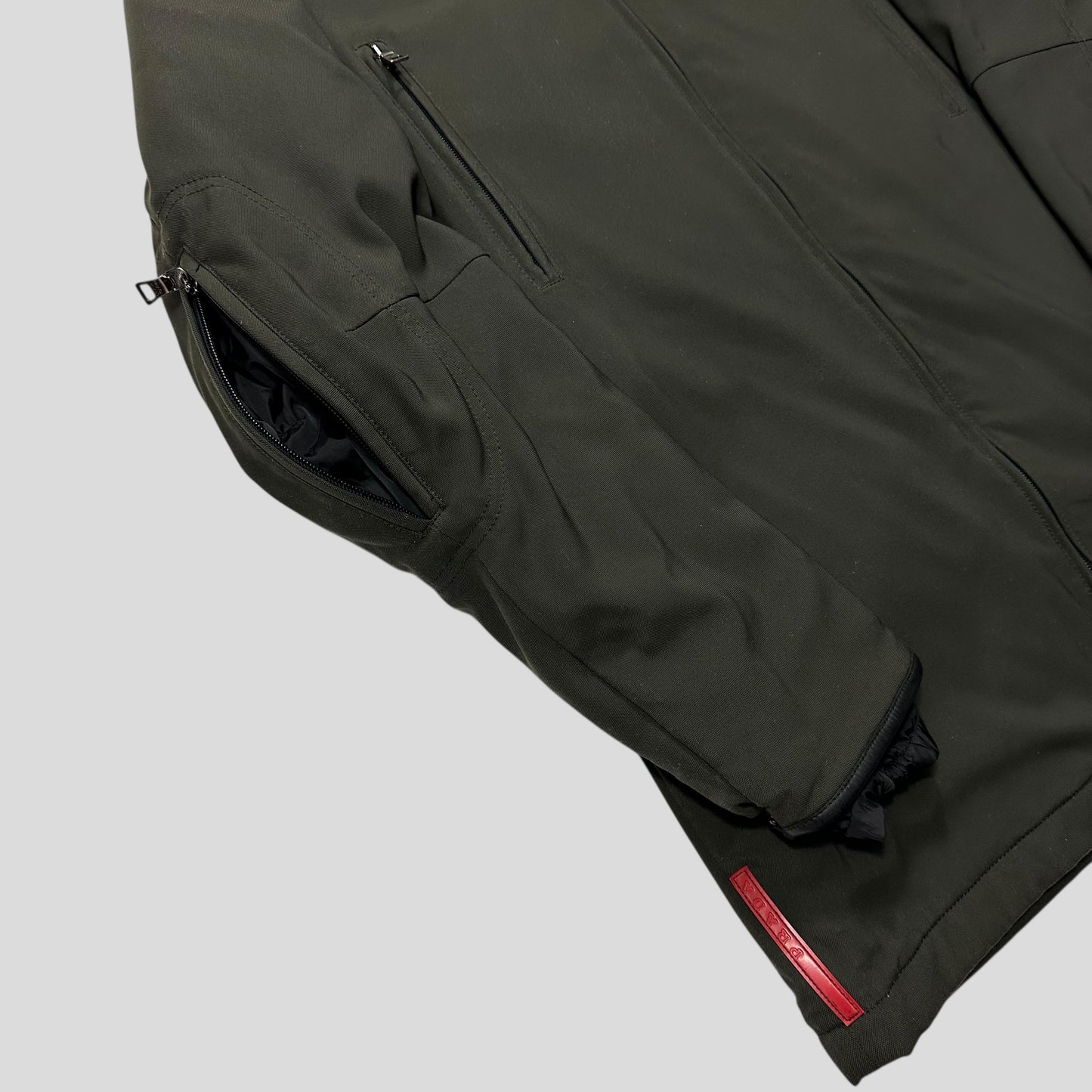 Prada Sport 1999 Balaclava Fleece Lined Moto Jacket - IT50 (L)