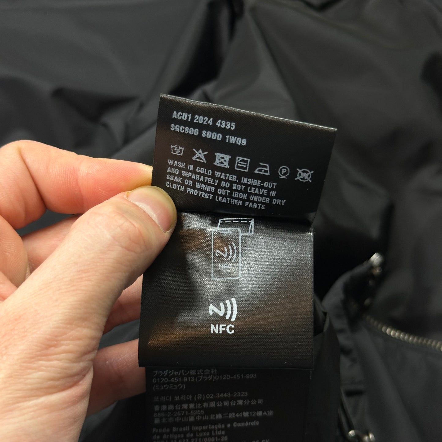 Prada Milano 2024 Triangle Badge Re-Nylon Anorak Windbreaker Jacket - XXXL