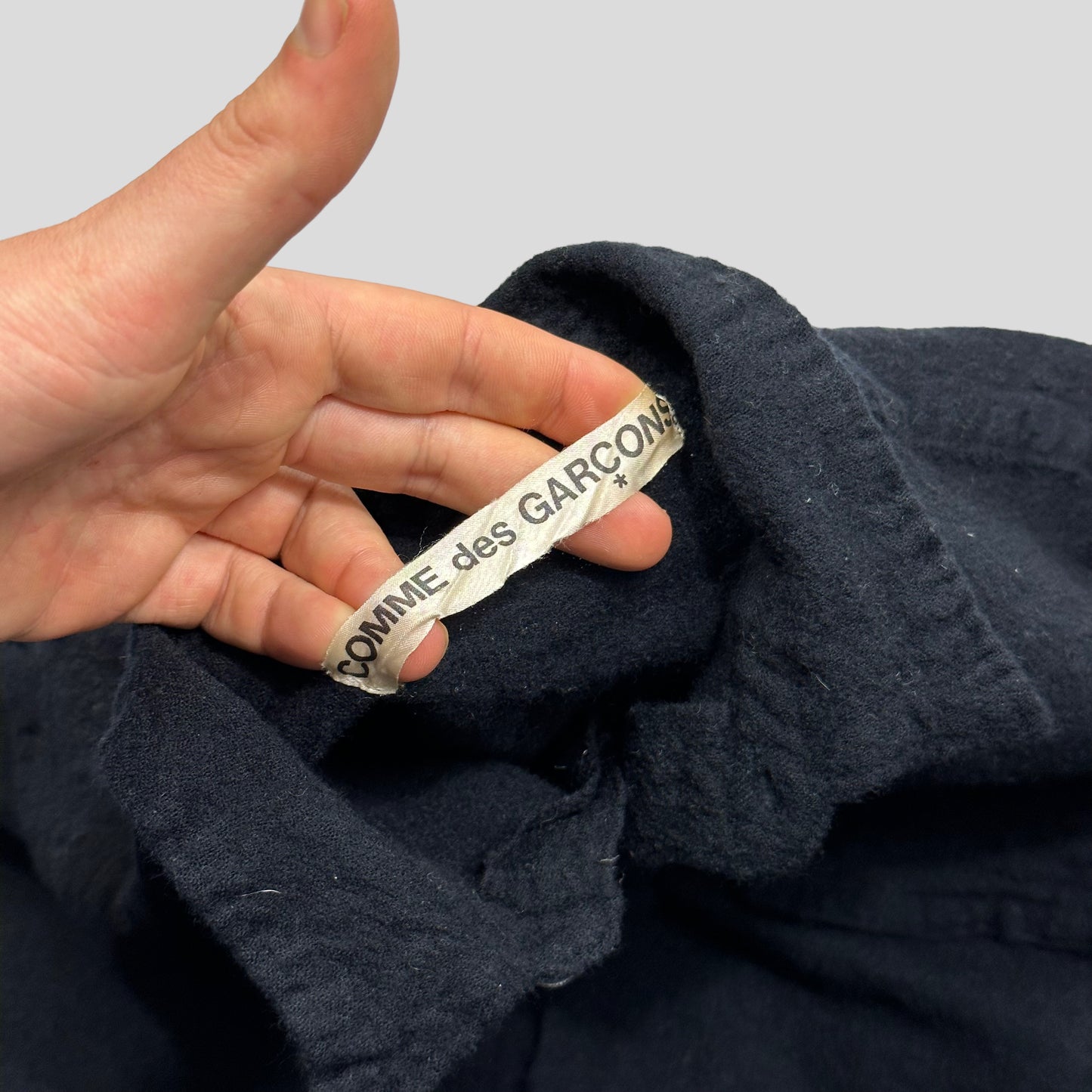 CDG 1994 Wool Cropped Cargo Shirt - 6-8