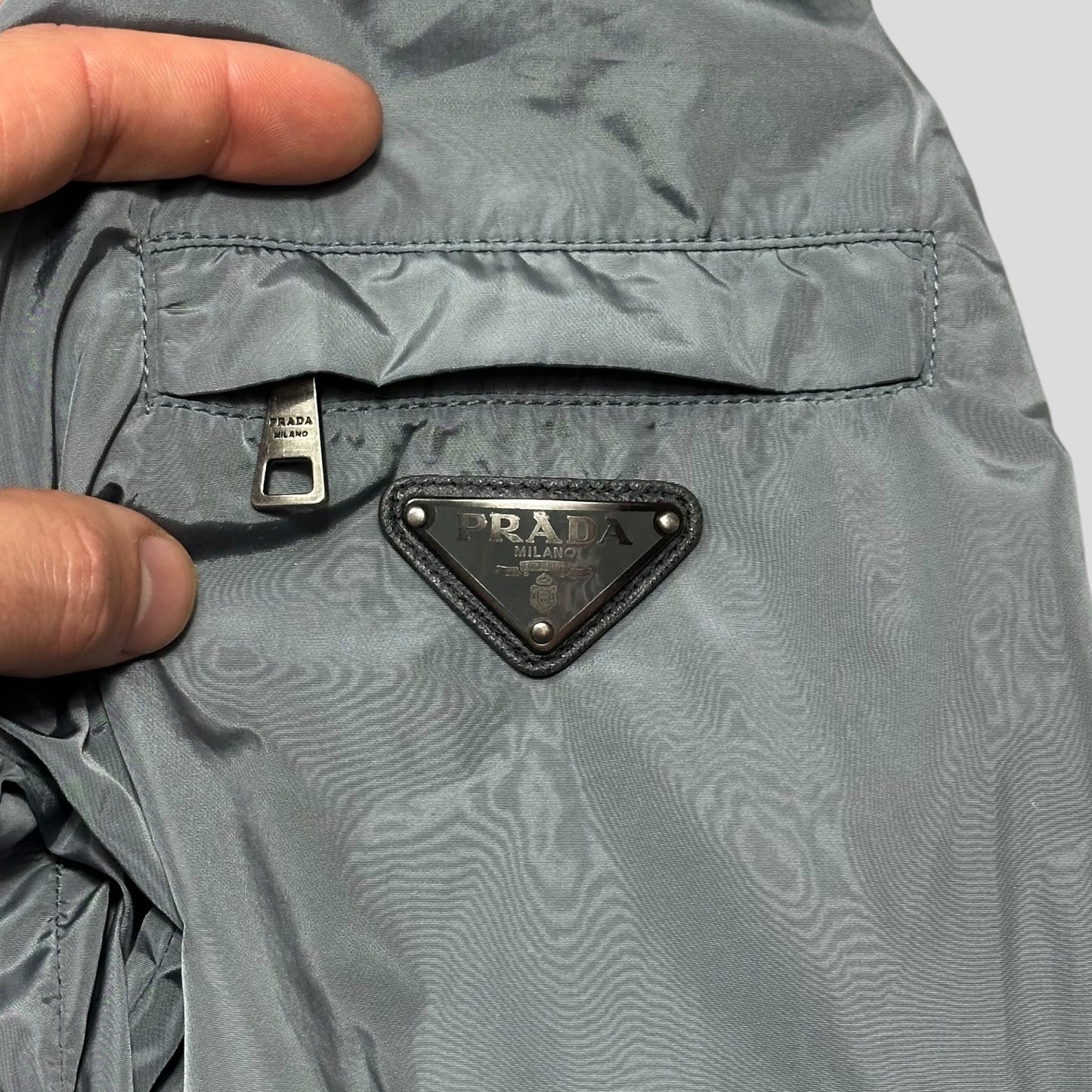 Prada Milano 2014 Metallic Grey Windbreaker - IT50 (M)