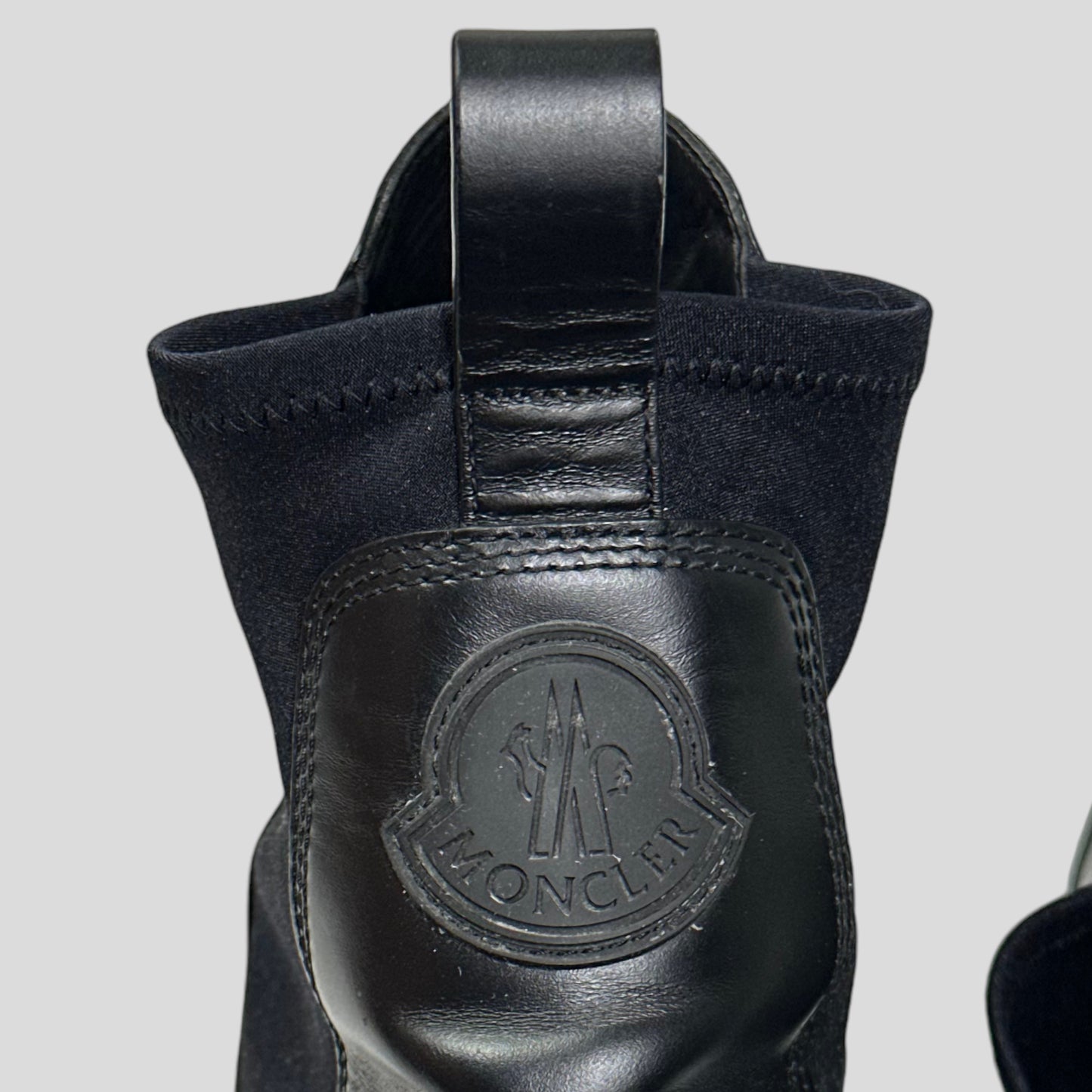 Moncler Vera Leather Chelsea Ankle Boot - UK8