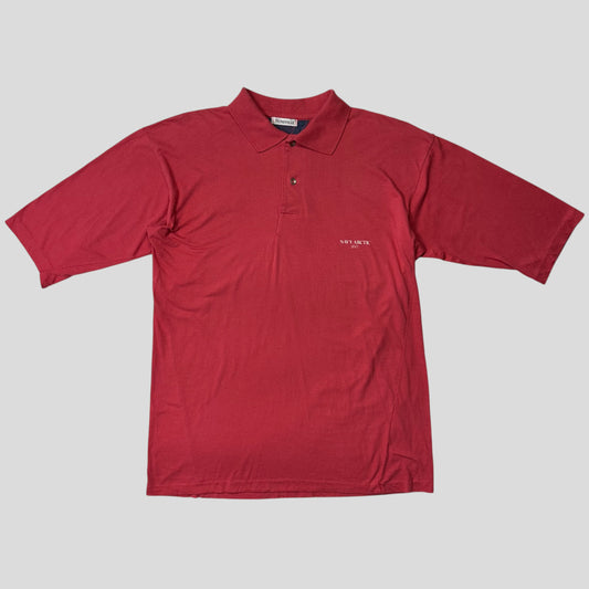 Boneville 1990 Navy Arctic Logo Polo Shirt - M