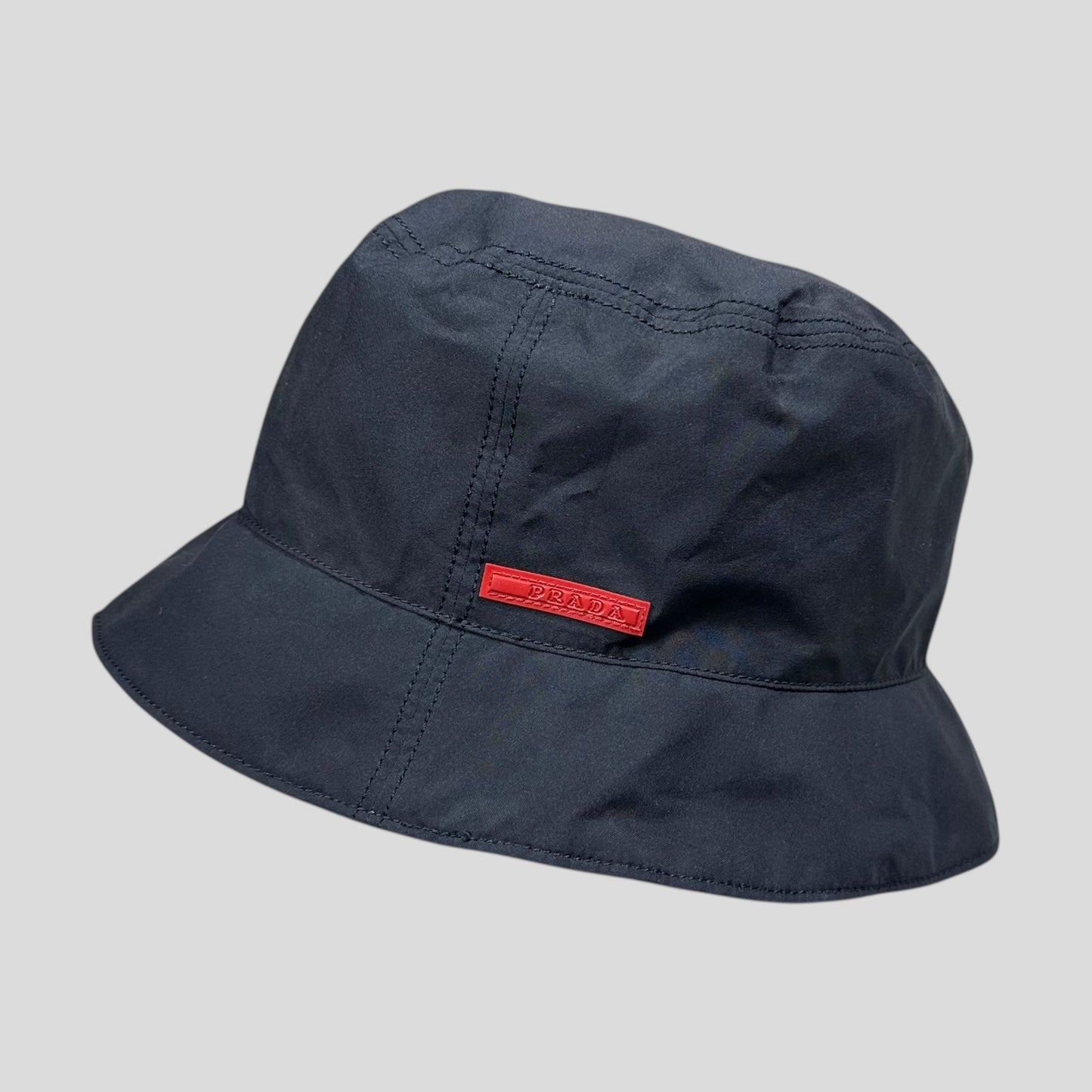 Prada Sport 00’s Navy Goretex Bucket Hat - S