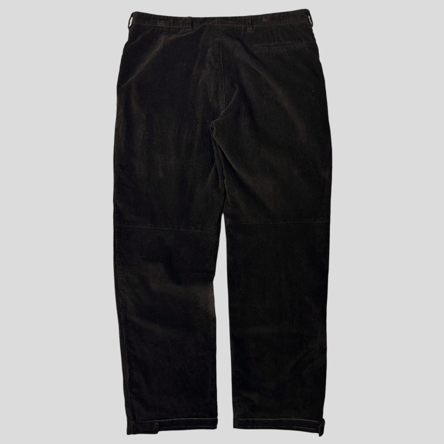 Prada Sport 00’s Baggy Adjustable Needle Corduroy Trousers - IT54