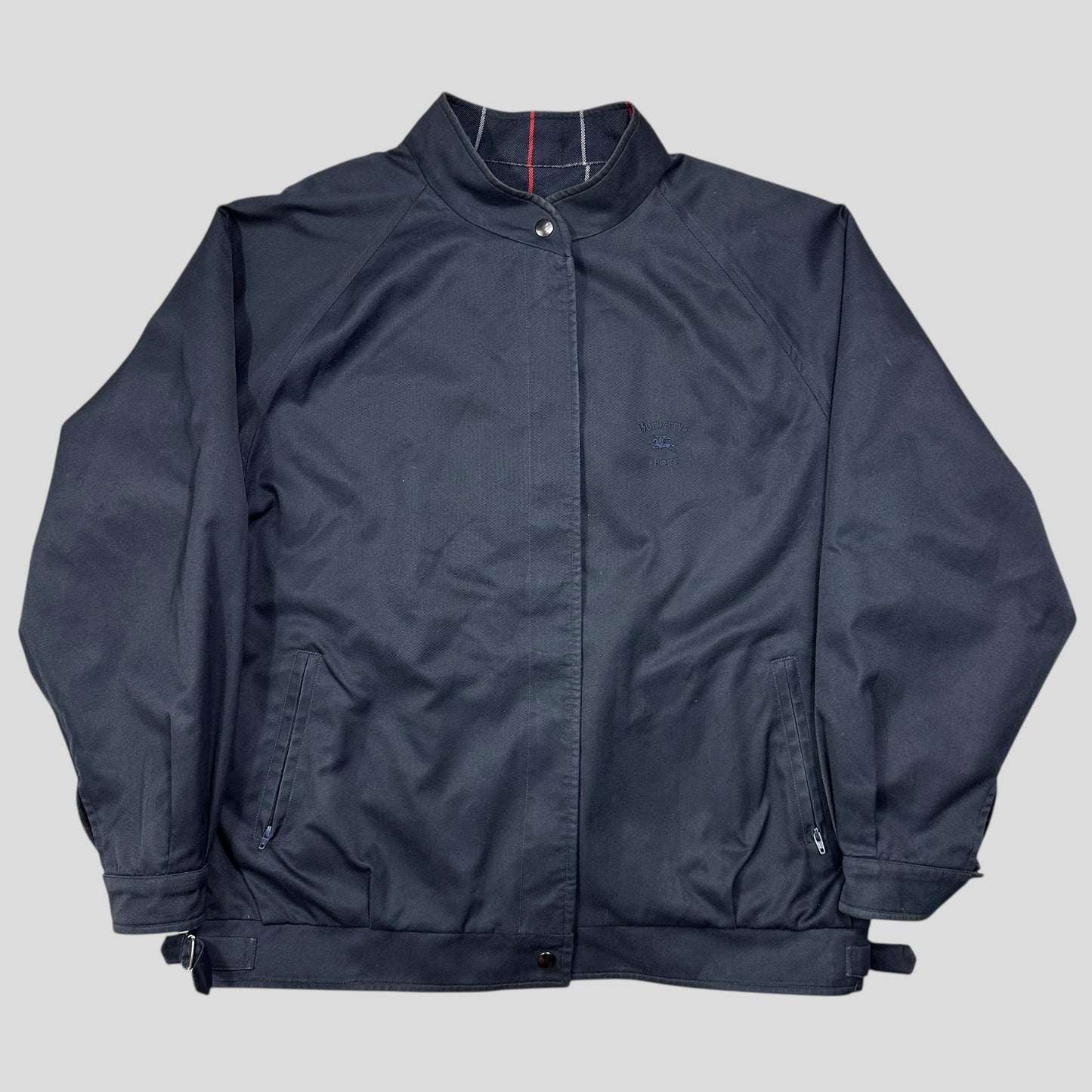 Burberry Sport 90’s Nova Check Wool & Cotton Reversible Harrington Jacket - L