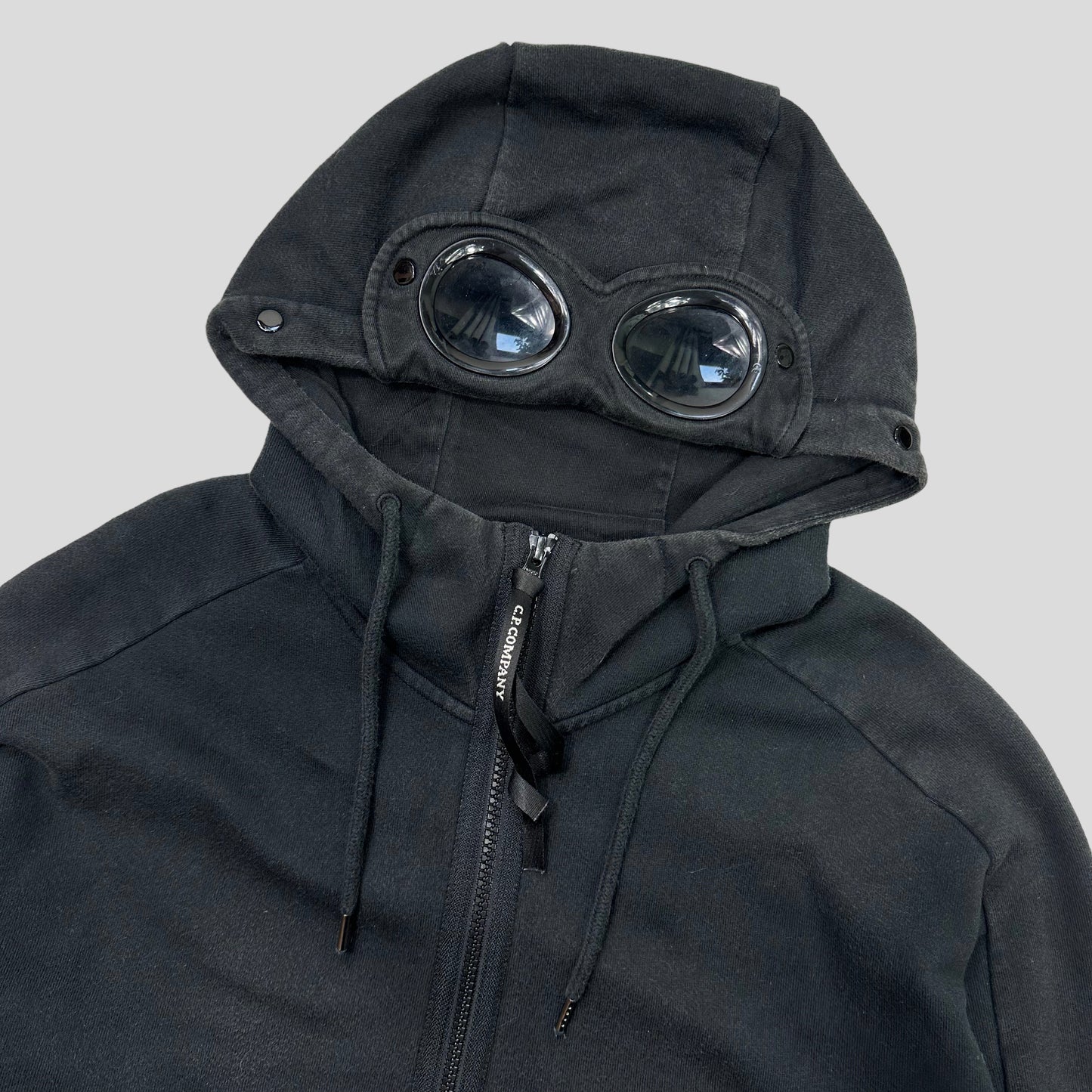 CP Company Goggle Hood Thick Zip-up Hoodie - S/M