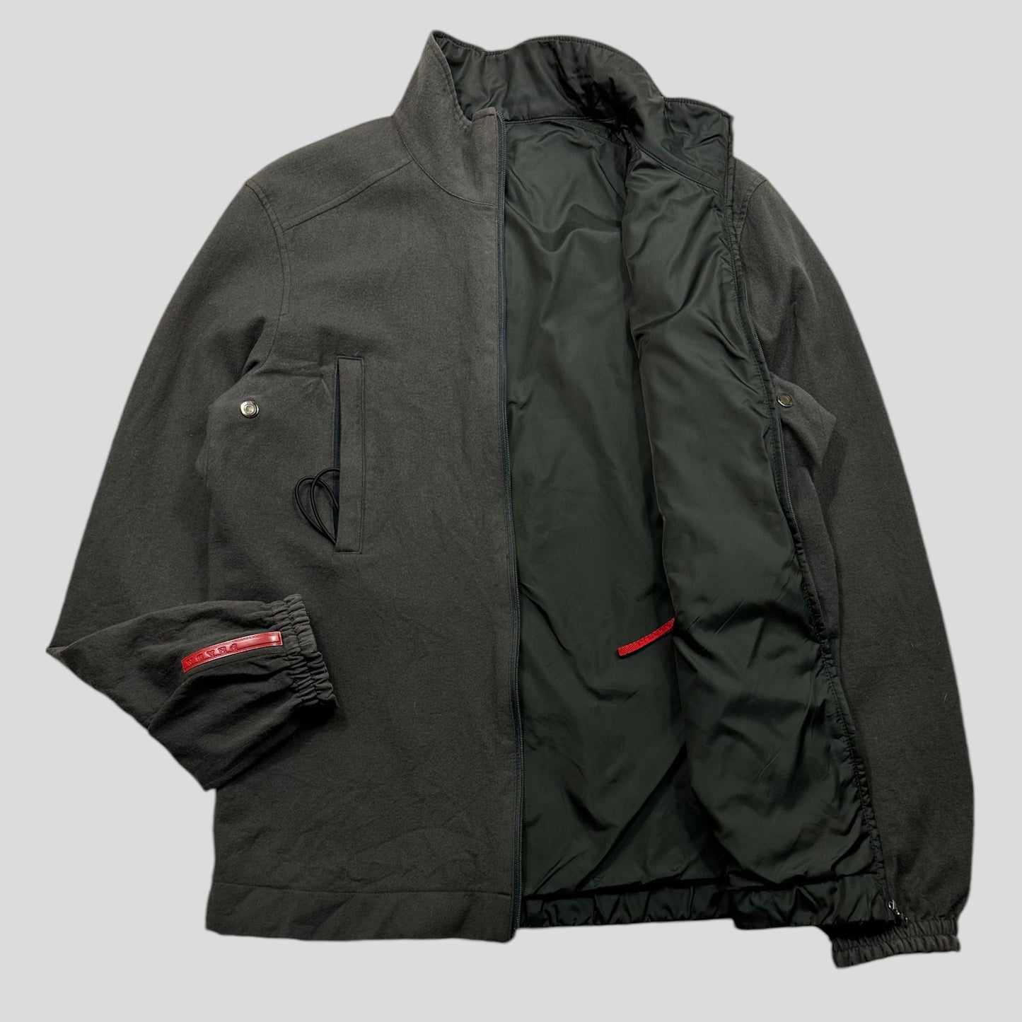 Prada Sport AW00 Wool / Nylon Reversible Jacket - M