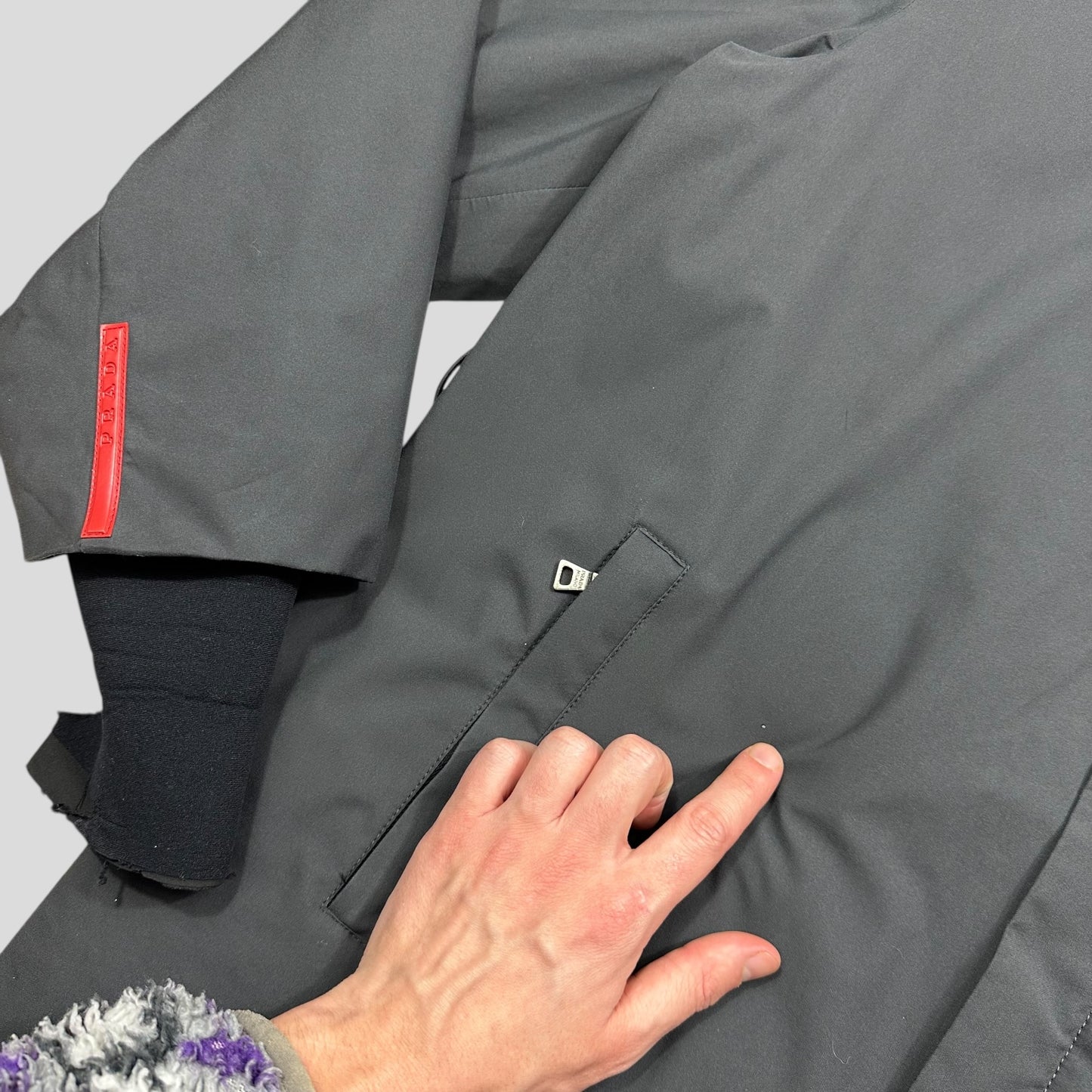 Prada Sport AW99 Gore-tex Neoprene Glove Padded Jacket - XL