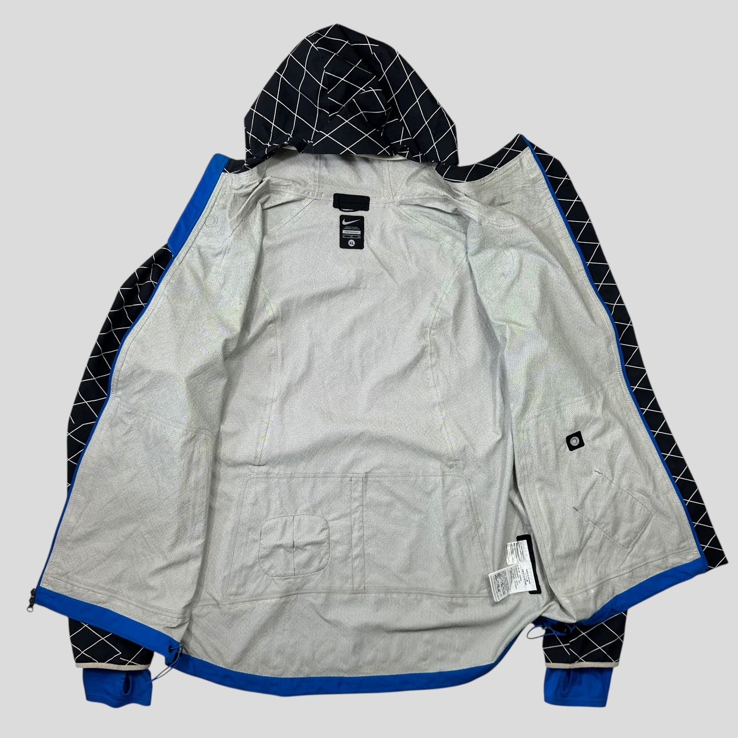 Nike Gyakusou 2015 x Undercover 3m Diamond Asymmetrical Taped Seam Jacket - XL (L)