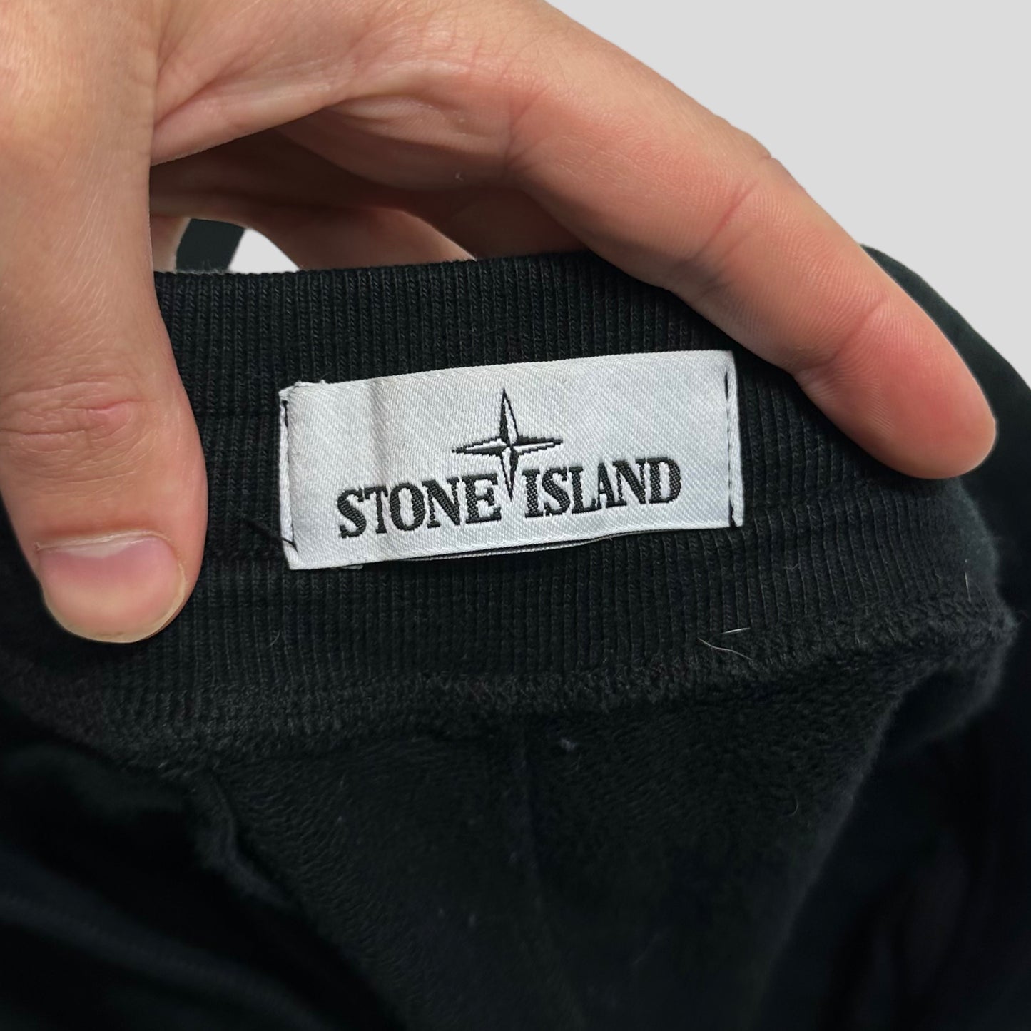 Stone Island Black Tracksuit Hoodie Set - S/M