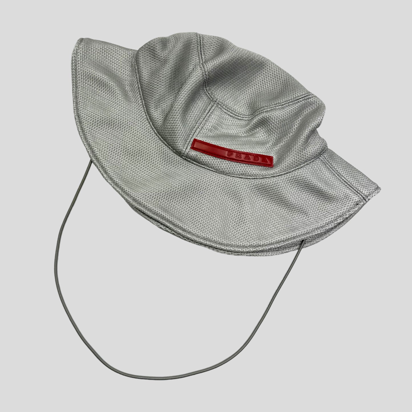 Prada Sport SS00 Mesh Panama Boonie Hat - L