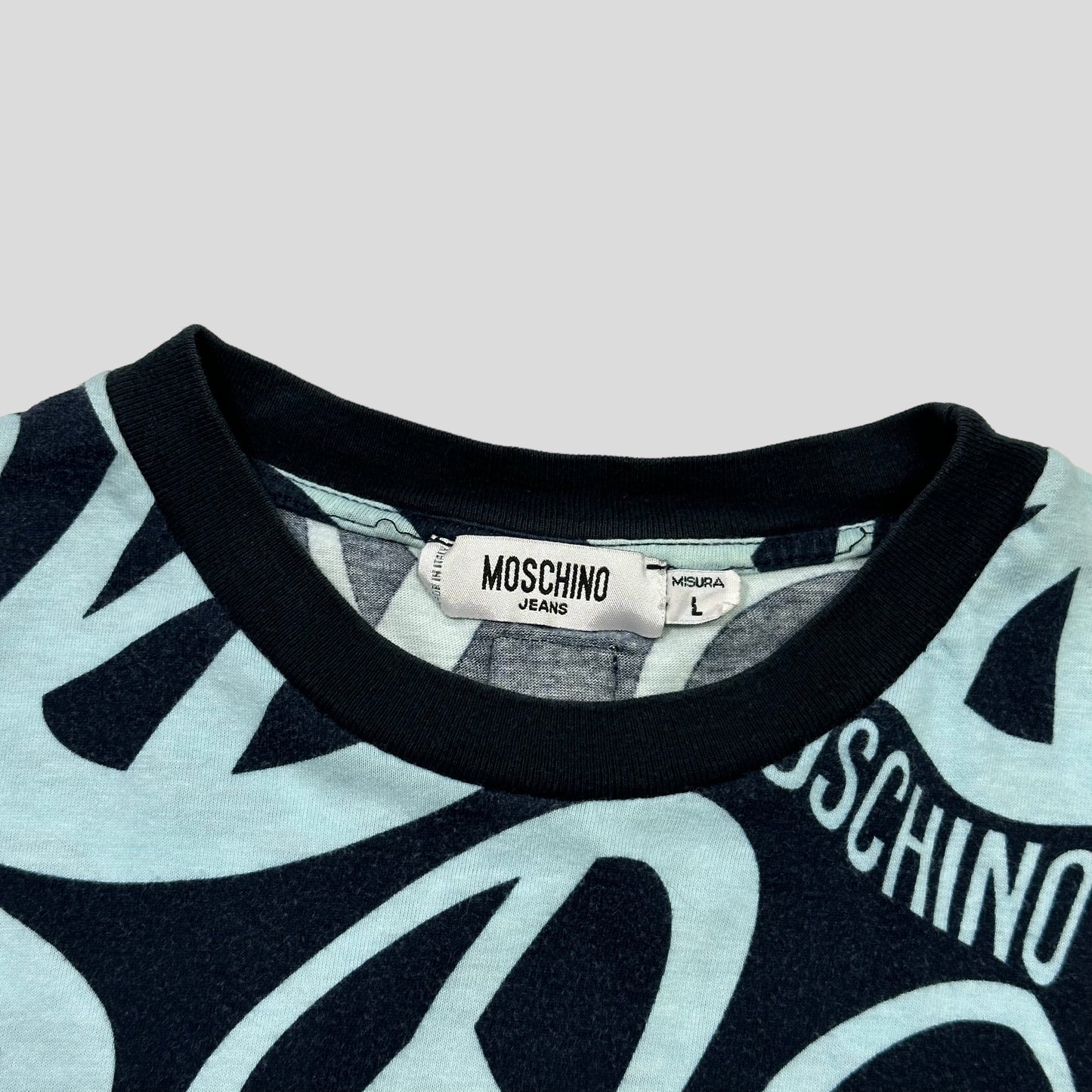Moschino Jeans 00’s Melted Peace Logo T-shirt - S/M