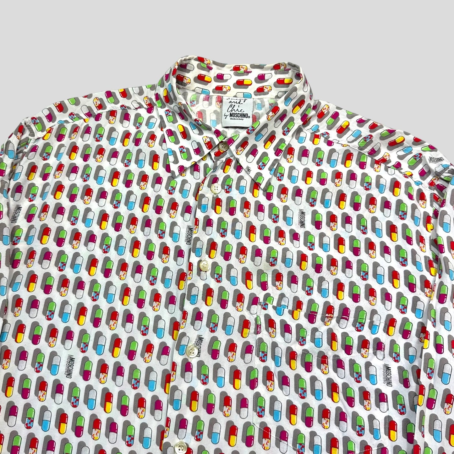 Moschino 1997 Cheap and Chic Pills Longsleeve Shirt - L