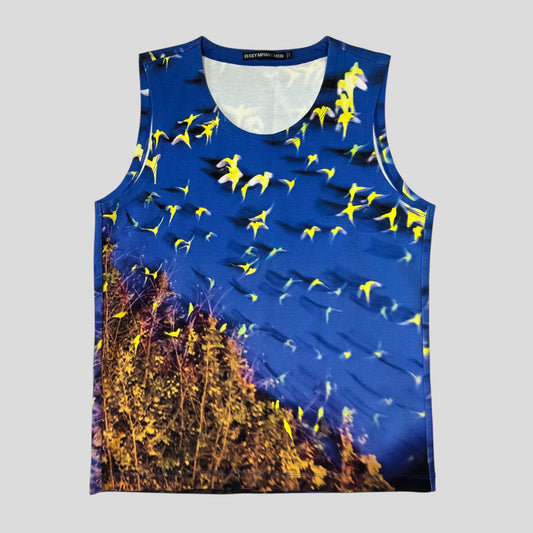 Issey Miyake 2016 Yoshinori Mizutani Parakeets Negative Vest - S