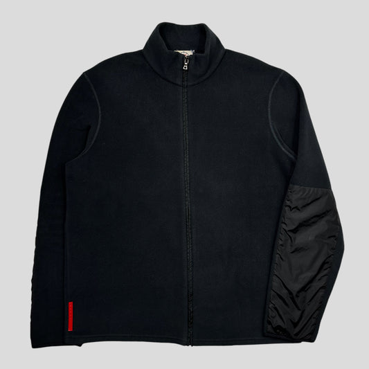 Prada Sport 2010 Nylon Panelled Fleece - XL