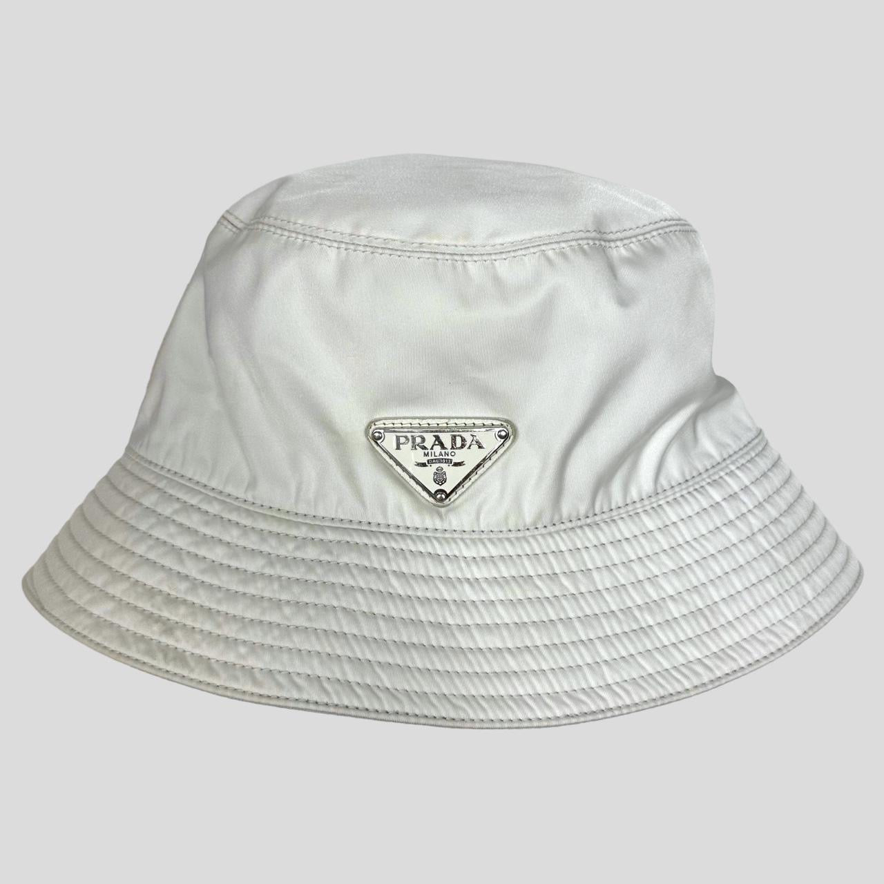 Prada Milano Nylon Bucket Hat - M