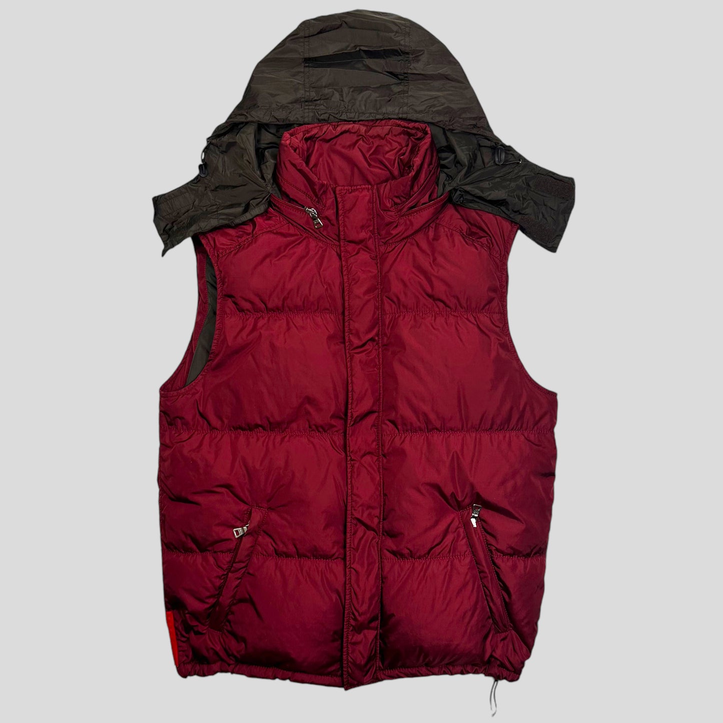 Prada Sport AW00 Nylon Down Technical Gilet Puffer - IT48 (M/L)