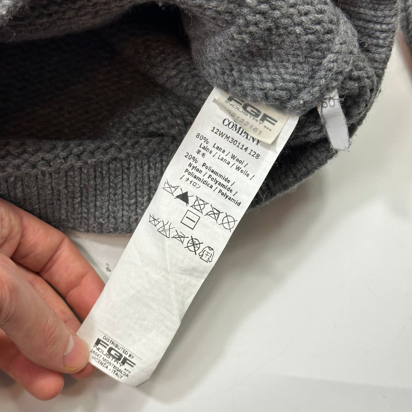 CP Company 00’s Thick Italian Wool Multipocket Cardigan - M