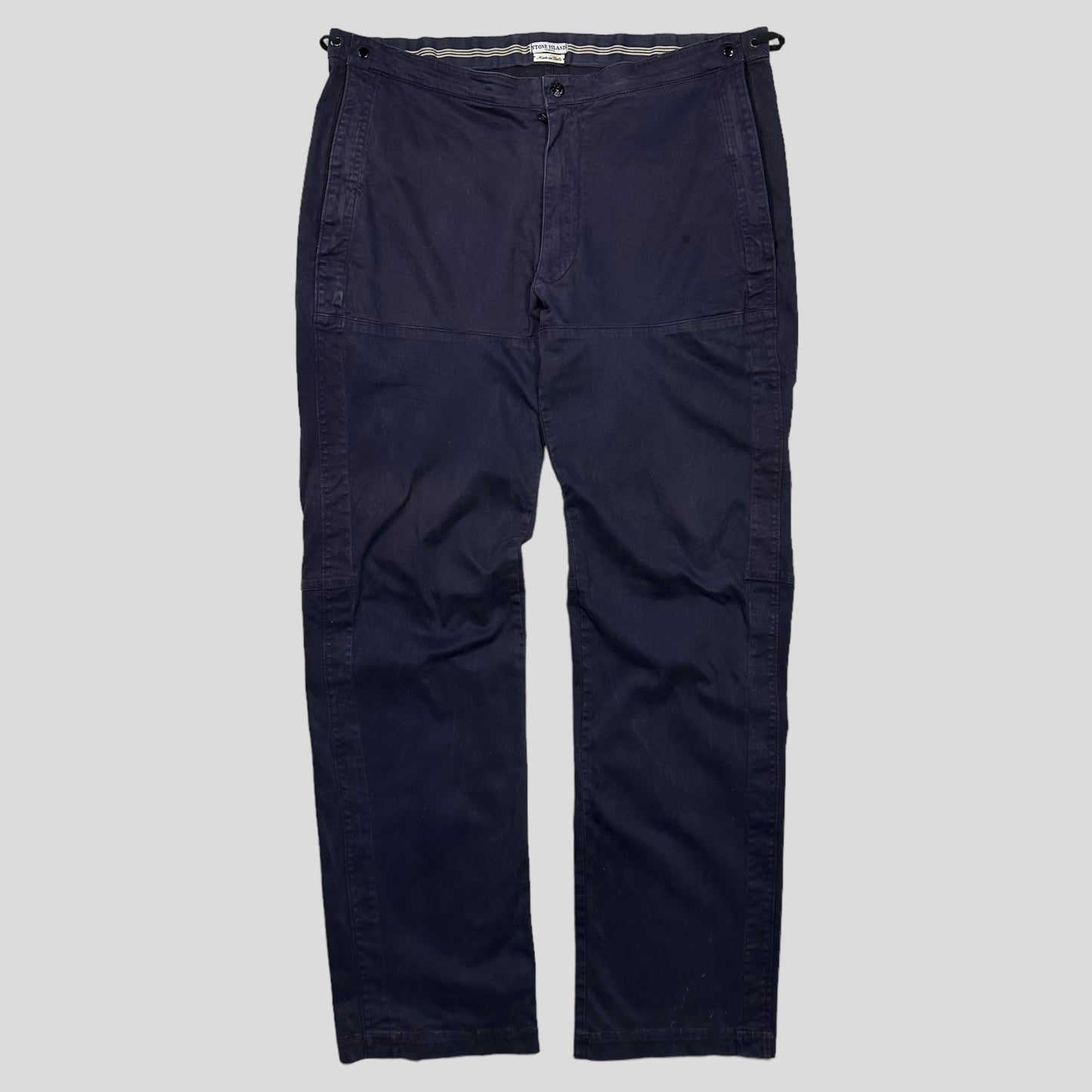 Stone Island AW04 Heavy Cotton Spellout Carpenter Trousers - 36-40