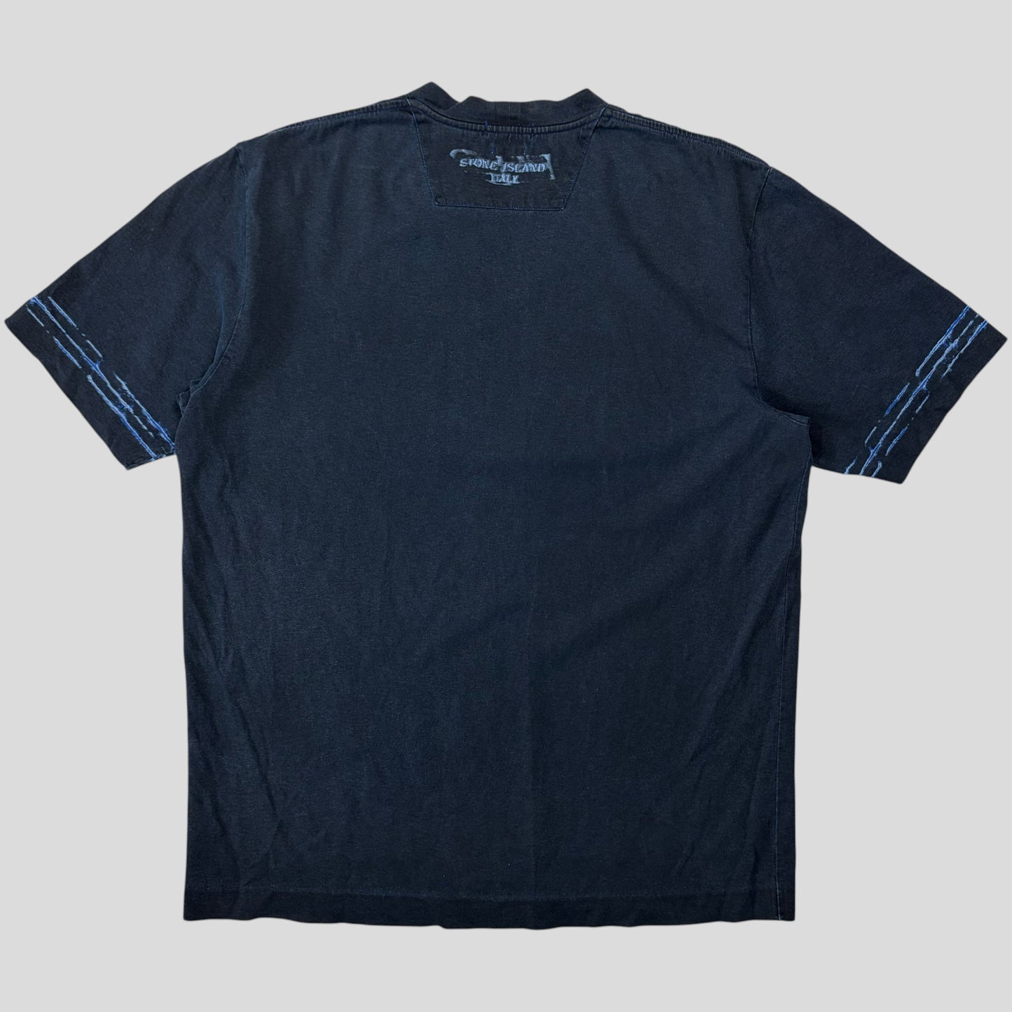 Stone Island SS03 Sublimation Acid Print Marina Logo T-shirt - XL (L)