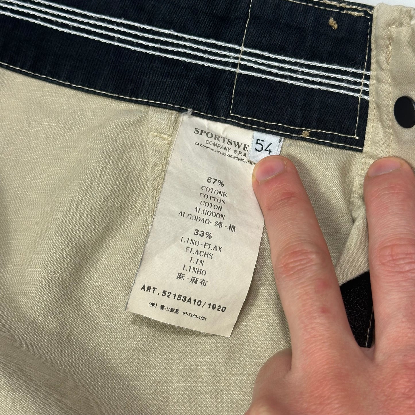 Stone Island 2006 Baggy Parachute Cargo Trousers - IT54