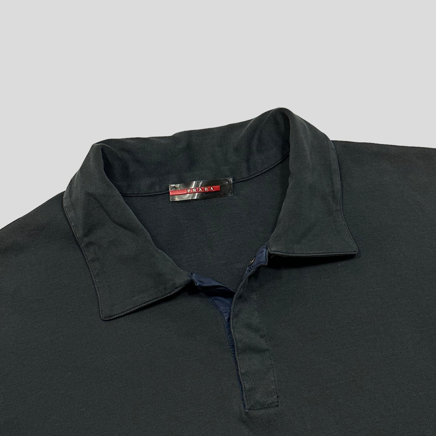 Prada Sport 00’s Nylon Collared Cotton Shirt - M