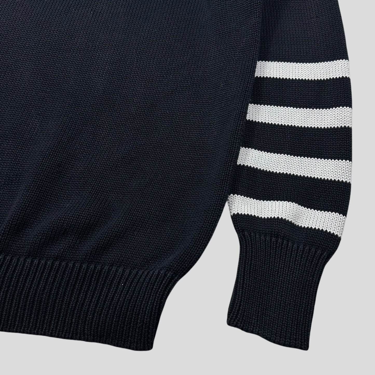 Prada Milano 2010 Chunky Striped Knit Jumper - M