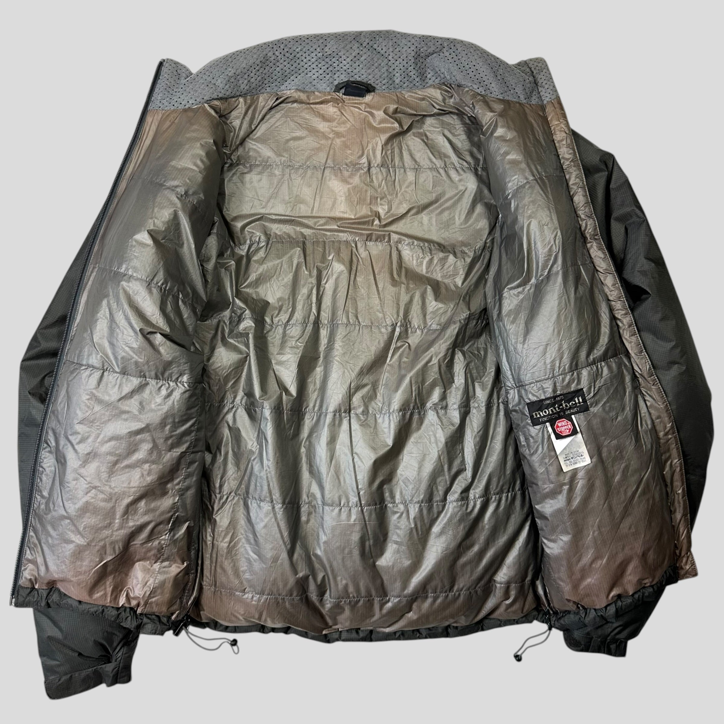 【廃盤color】mont-bell down jacket GORE-TEX Montbell 00's Goretex Ripstop Nylon Down Puffer Jacket - S/M