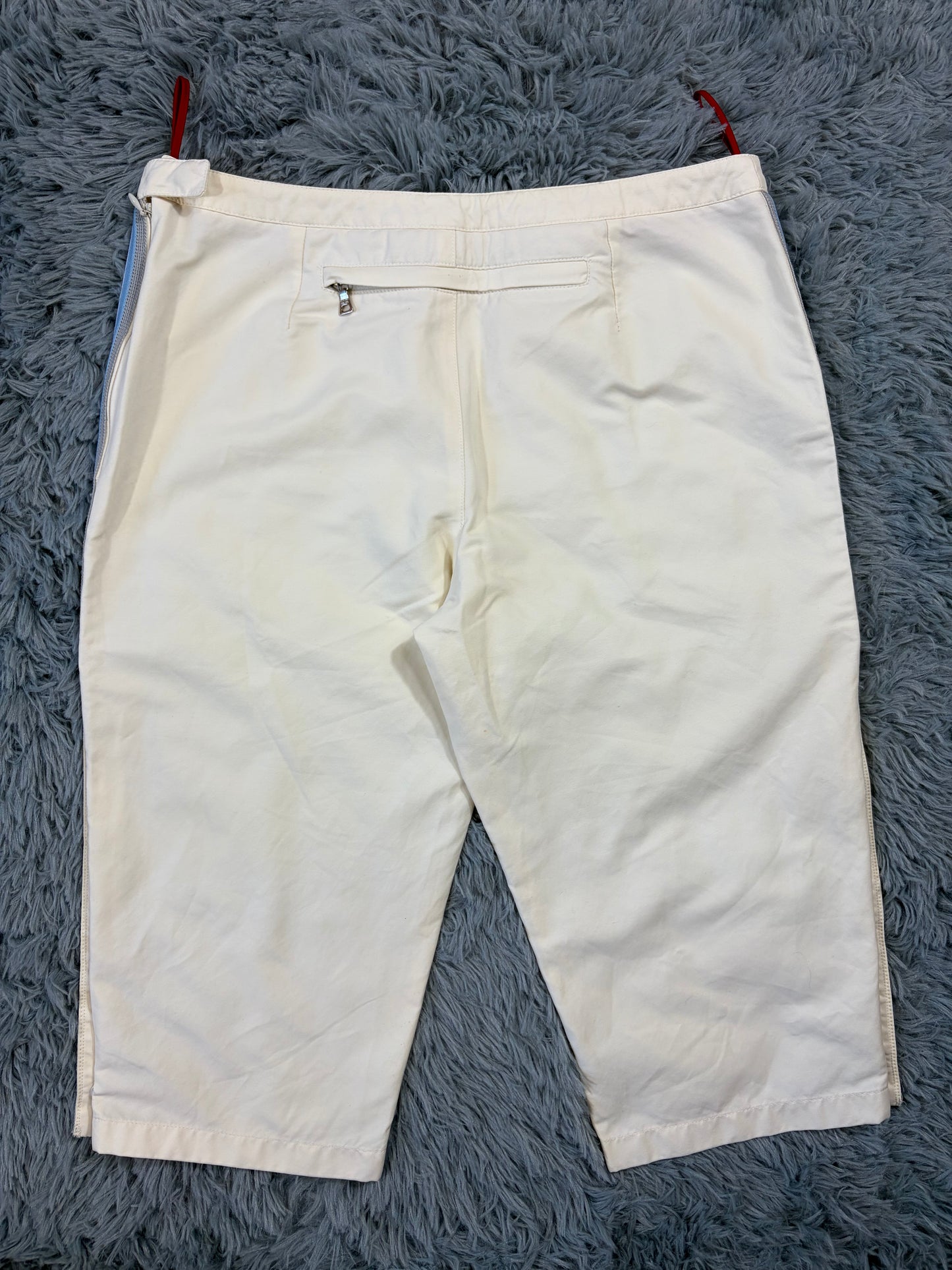 Prada Sport SS00 Gel Seam Stash Pocket Capri Trousers Shorts - IT44
