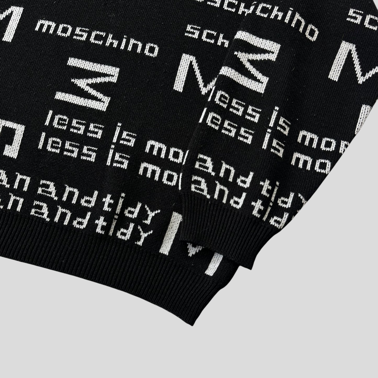Moschino Jeans 1999 Less Is More Knitted Sweater - M/L