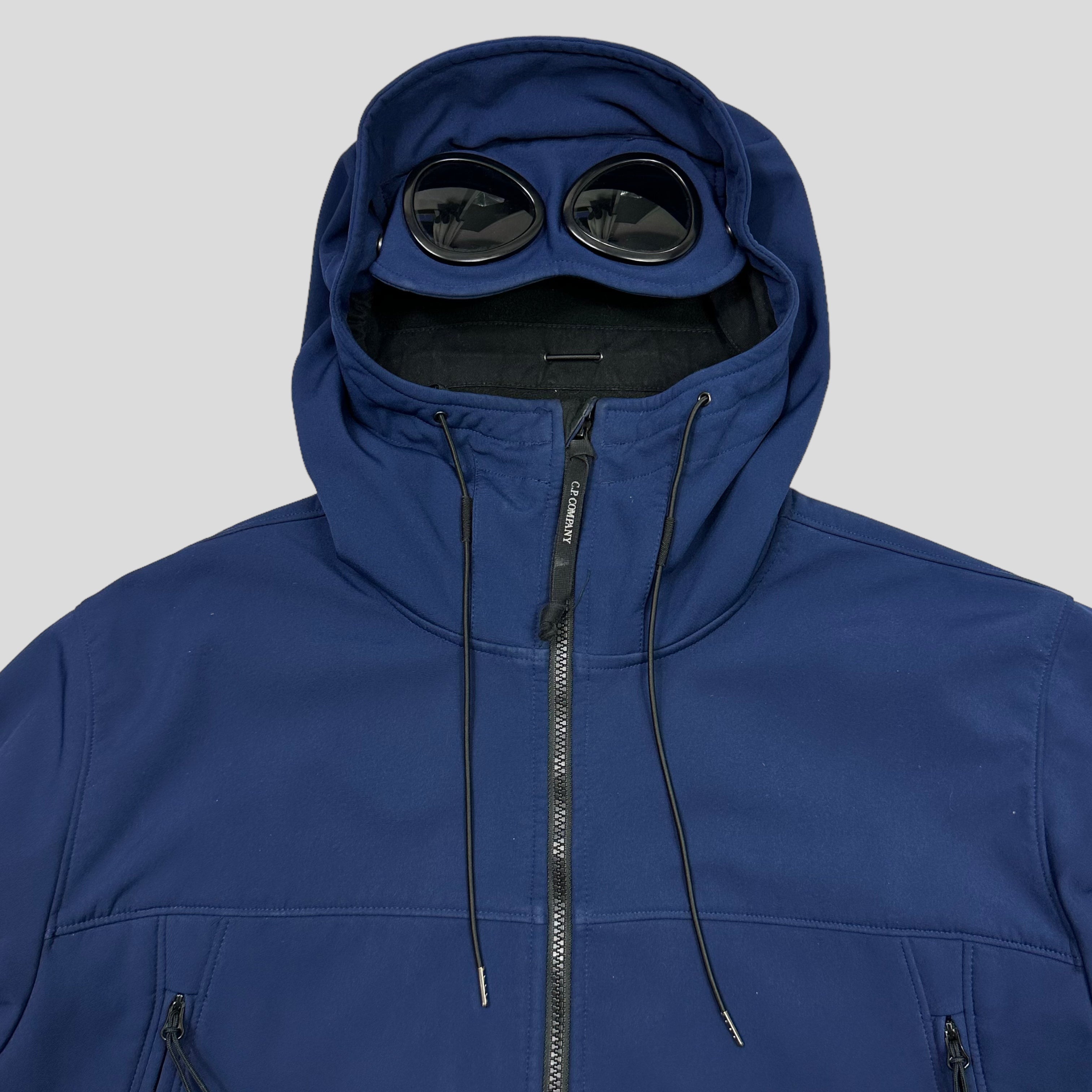 Mens cp company on sale soft shell goggle jacket