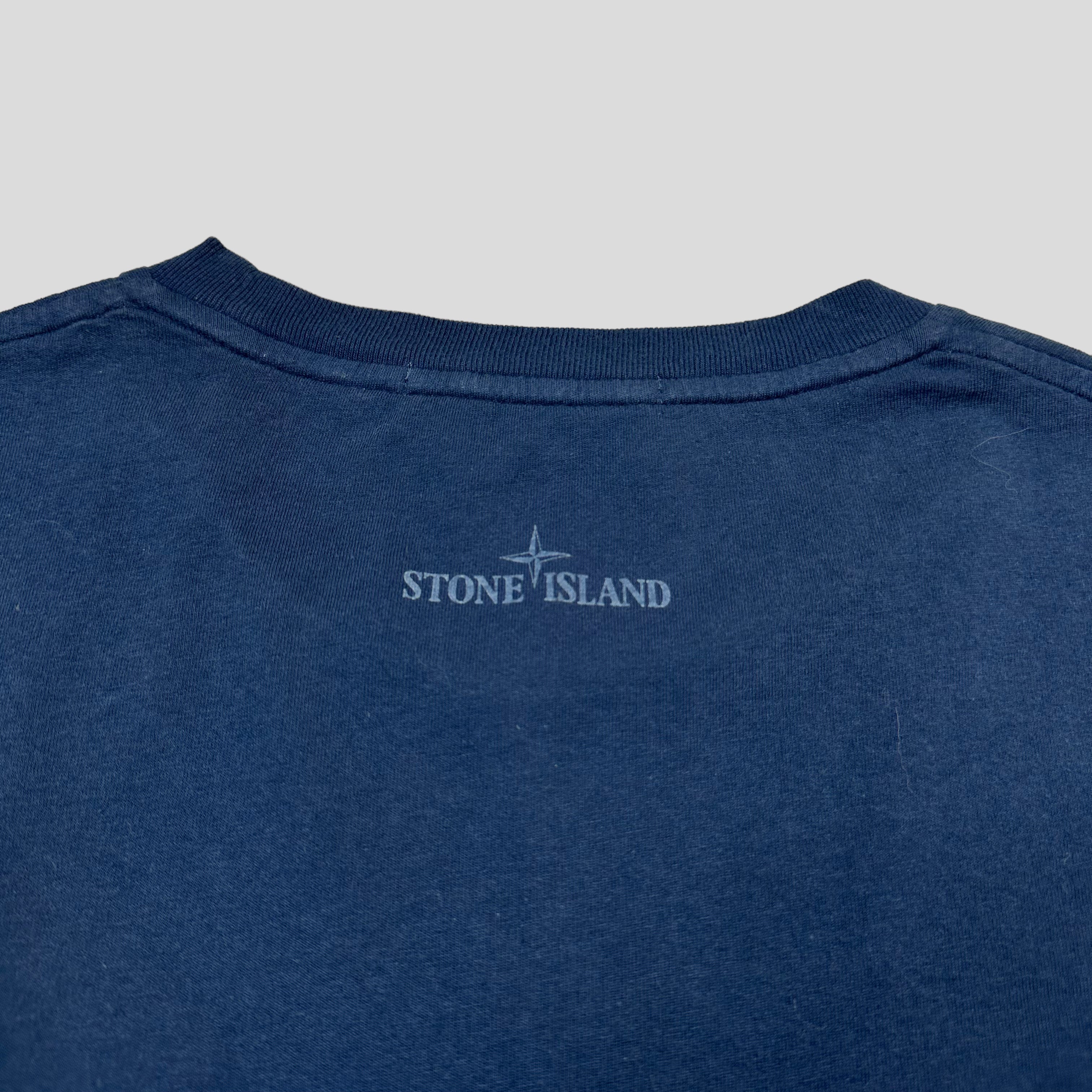 Stone island t shirt on sale reflective