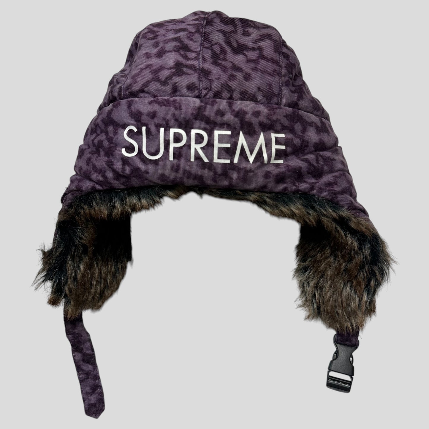 Supreme 2014 Liberty Leopard Corduroy Stash Pocket Trapper Hat