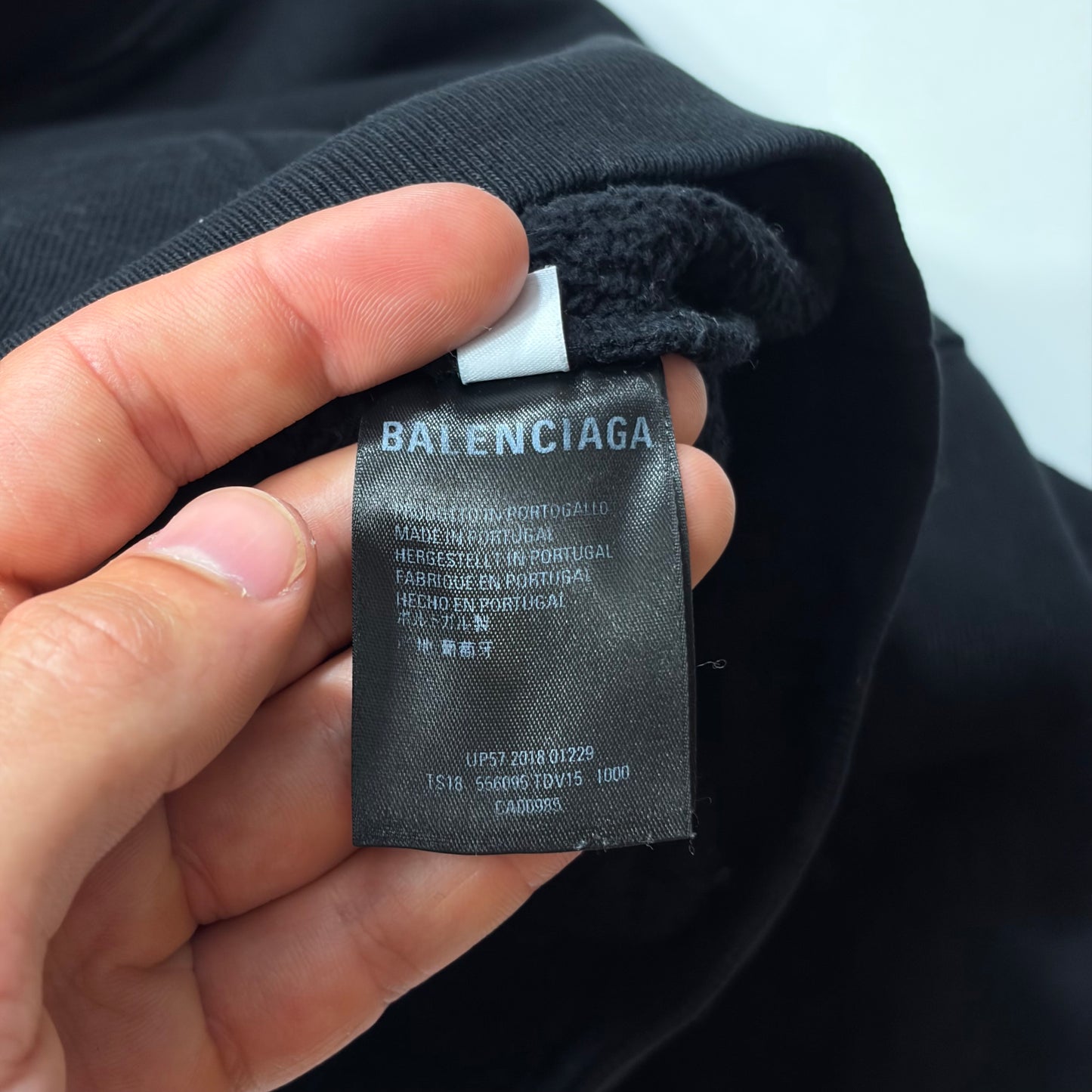 Balenciaga 2018 Speed Hunters Cropped Graphic Hoodie - S