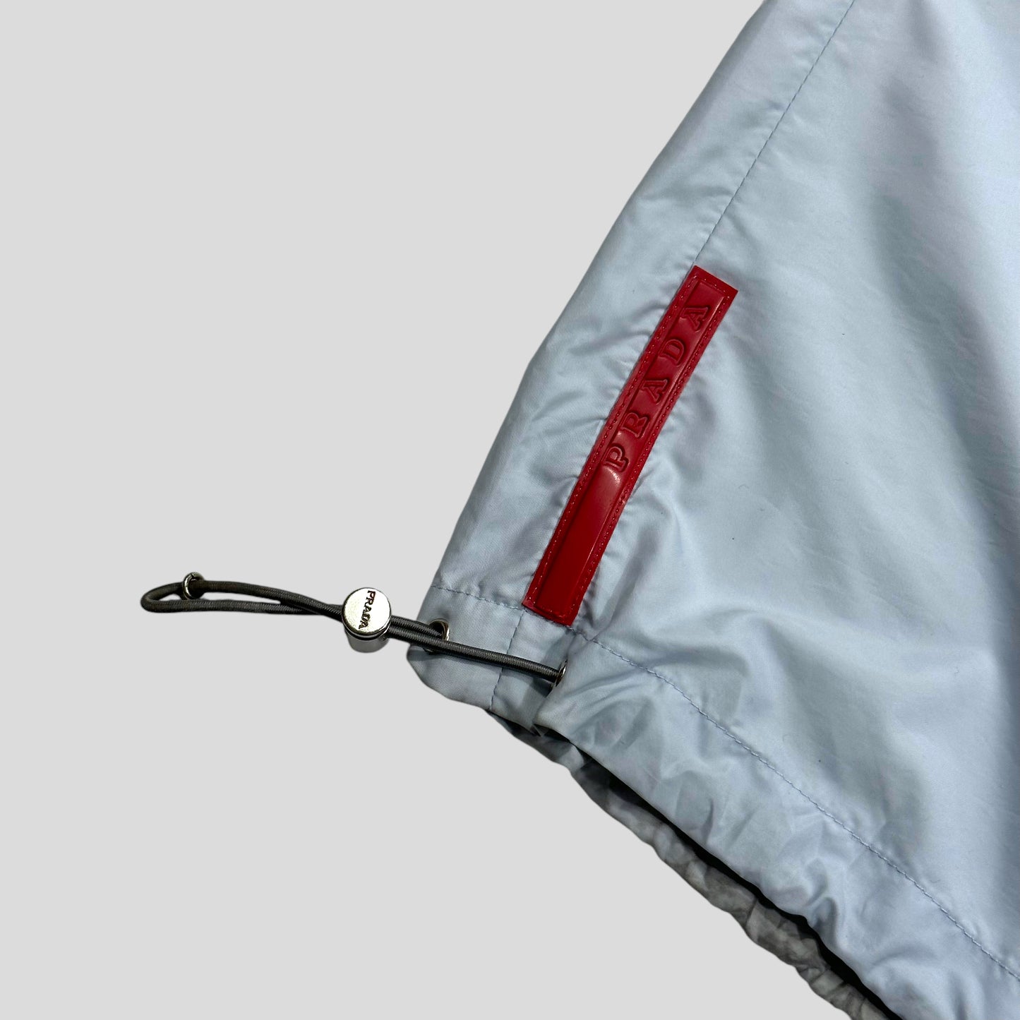 Prada Sport SS99 Baby Blue Nylon Baggy Trackpants - IT52