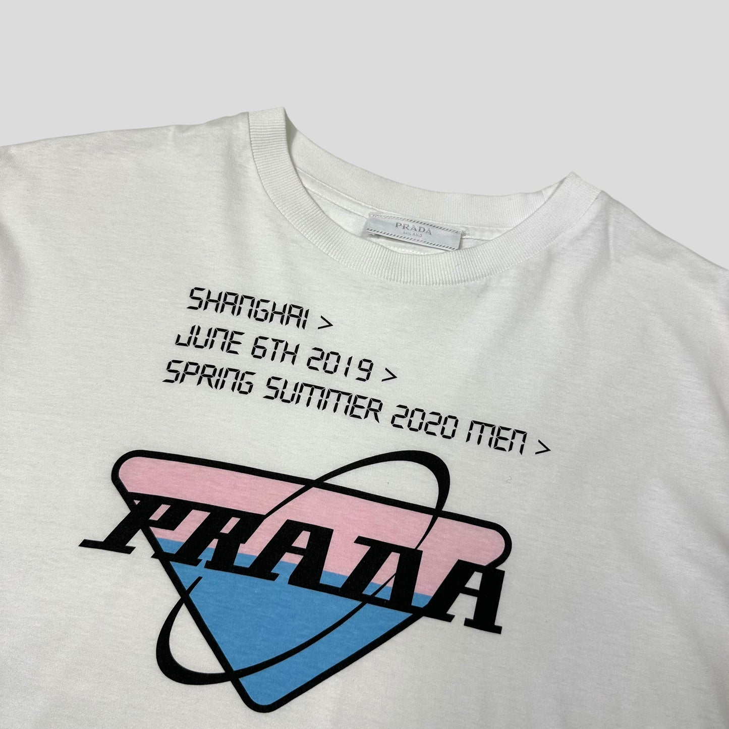 Prada 2020 Shanghai Store Opening Triangle Graphic T-shirt - M/L