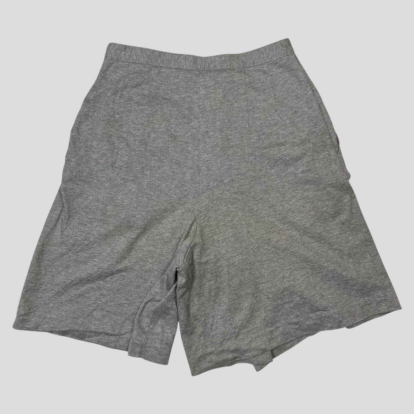 Comme Des Garçons Tricot 1992 Grey Cotton Asymmetric Toggle Skirt - M