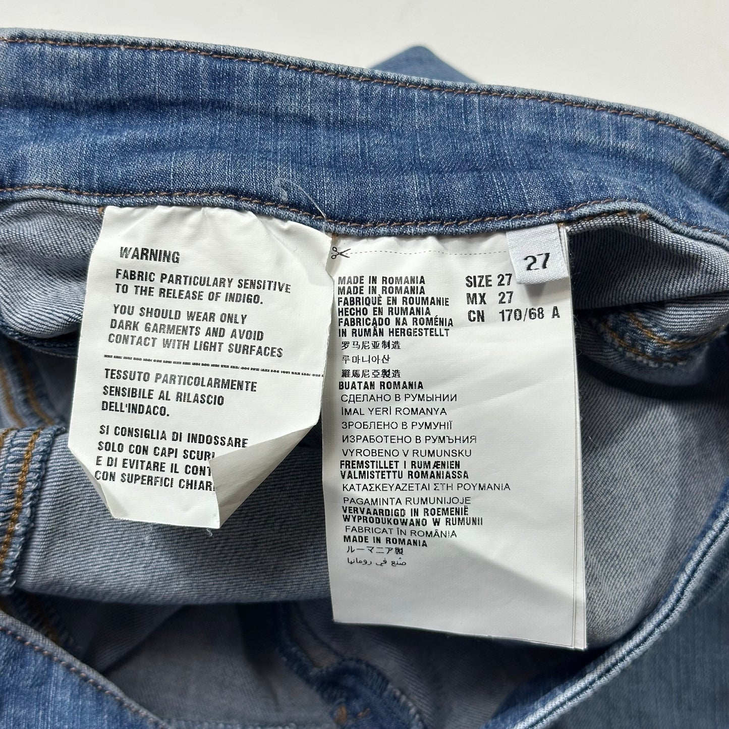 Prada Milano 2018 Logo Tab Lyocell Stretchy Skinny Jeans - 27-29