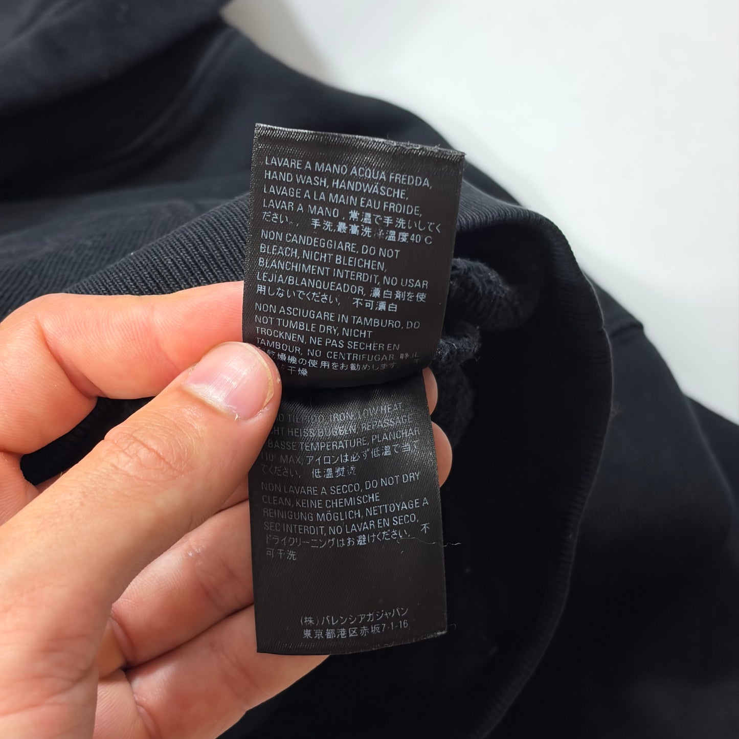 Balenciaga 2018 Speed Hunters Cropped Graphic Hoodie - S