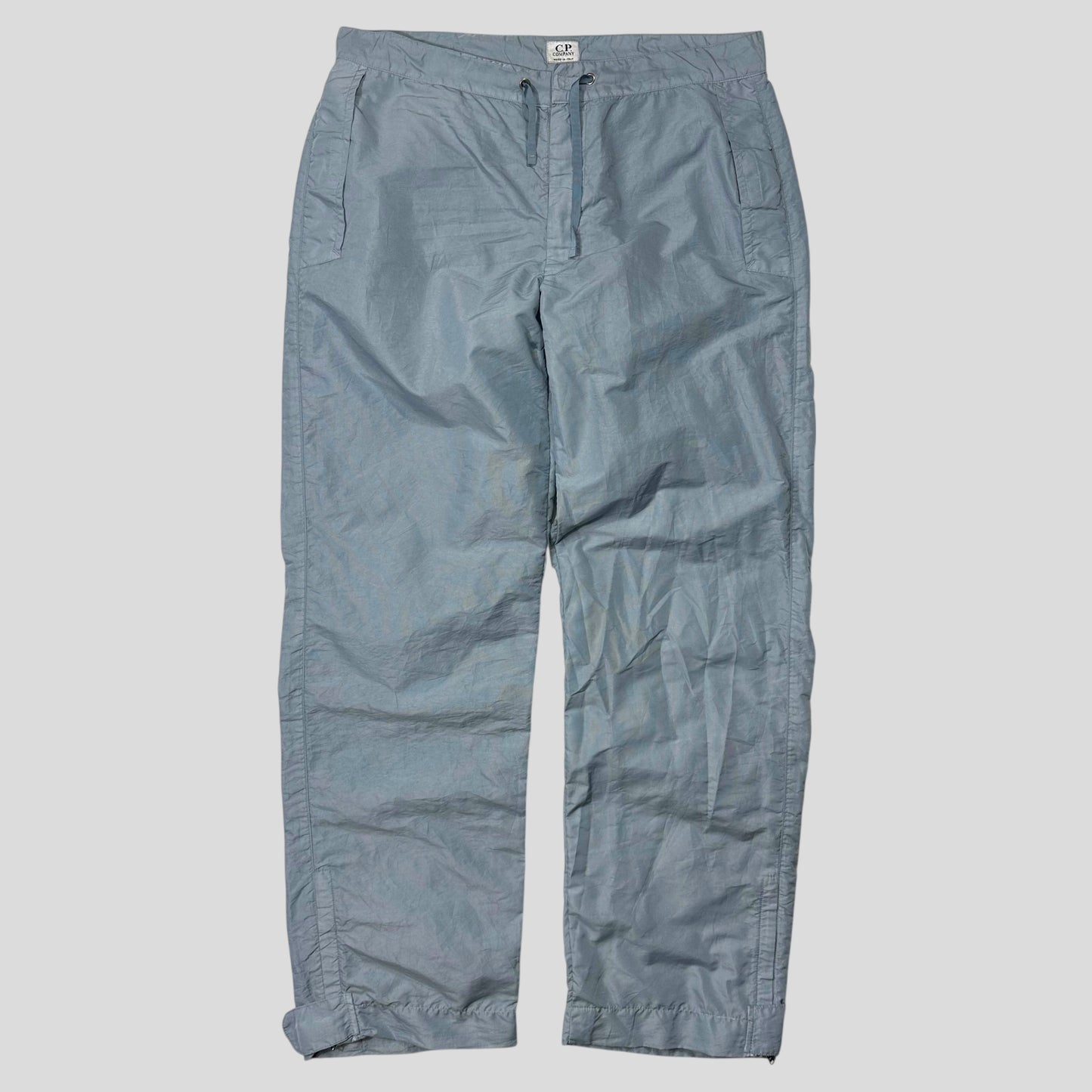 CP Company 2000 Baby Blue Millenium Nylon Stash Pocket Trousers - 34