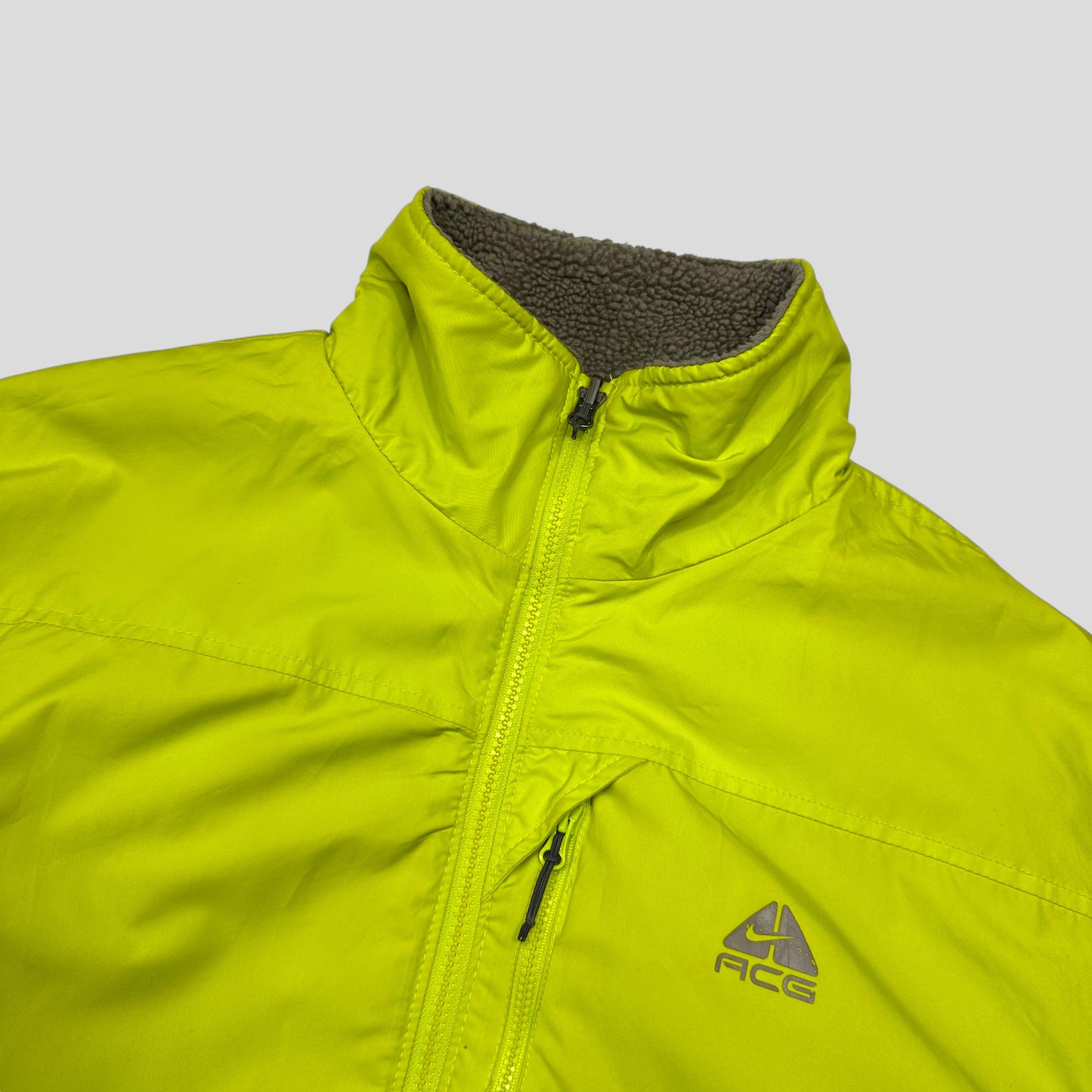 Nike ACG FW07 Reversible Nylon Panelled Fleece - M/L